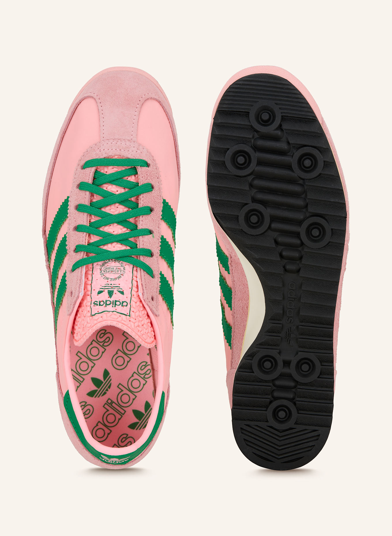 adidas Originals Sneaker SL 72 OG: ROSA/ GRÜN