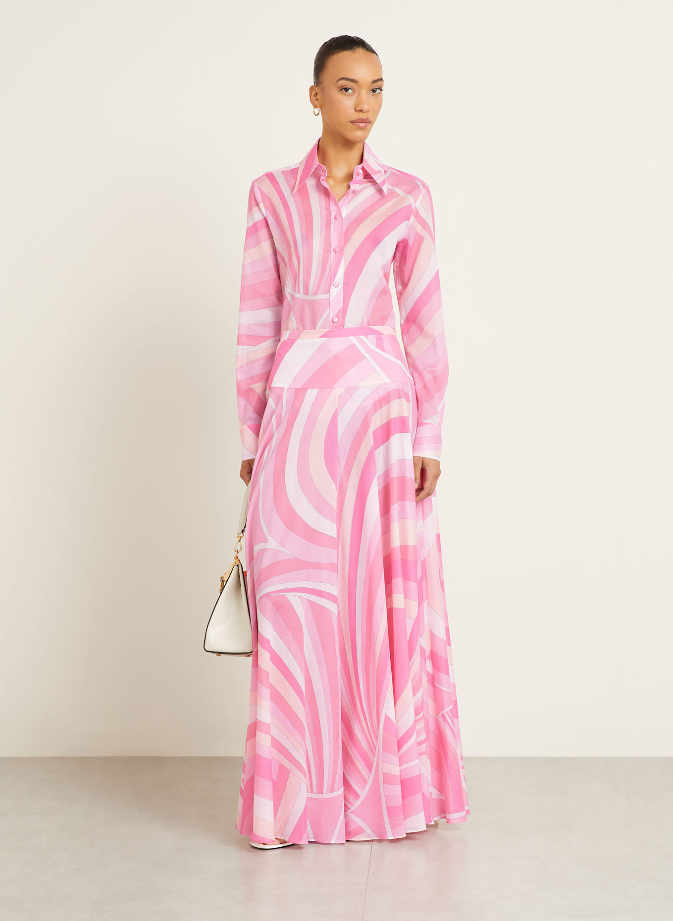 PUCCI Skirt: PINK / WHITE