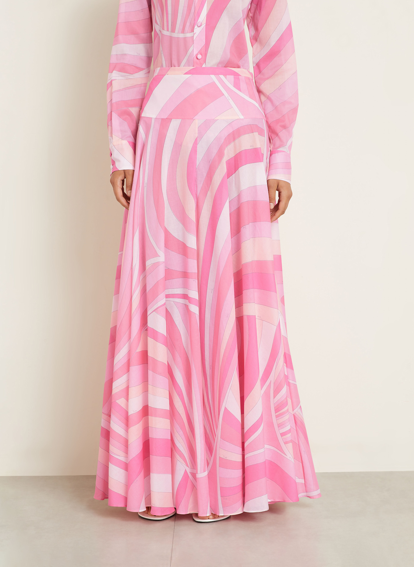 PUCCI Skirt: PINK / WHITE