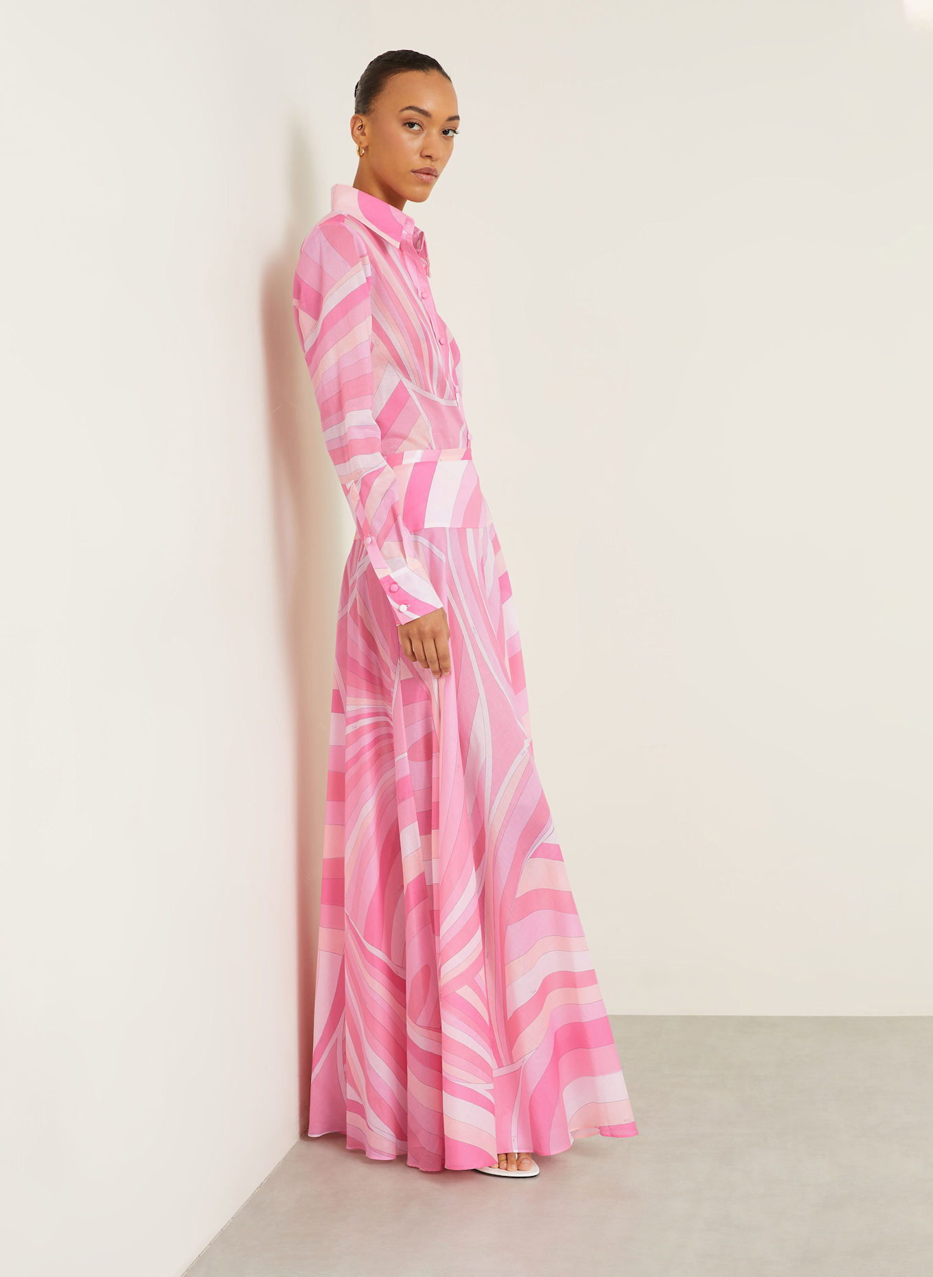 PUCCI Skirt: PINK / WHITE