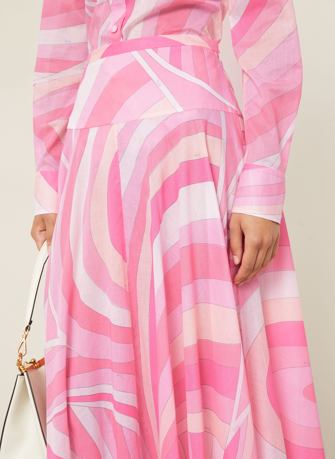 PUCCI Skirt: PINK / WHITE