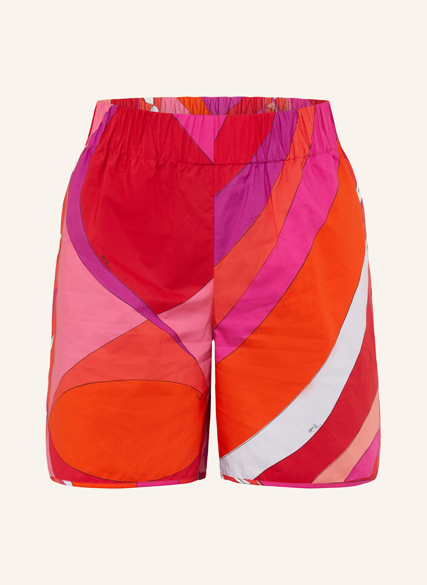 PUCCI Shorts: ROT / PINK / ORANGE