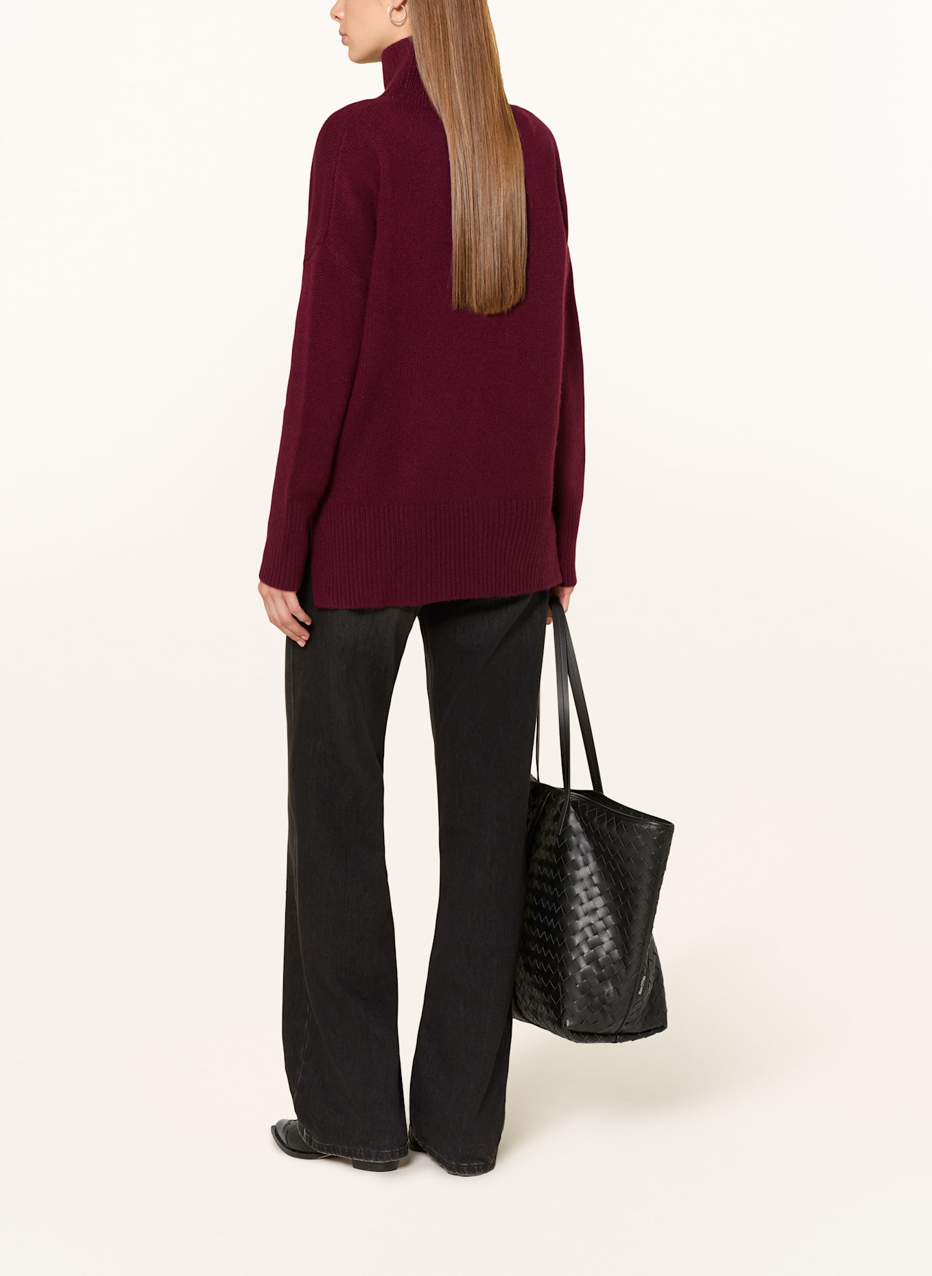 darling harbour Cashmere-Pullover: BORDEAUX