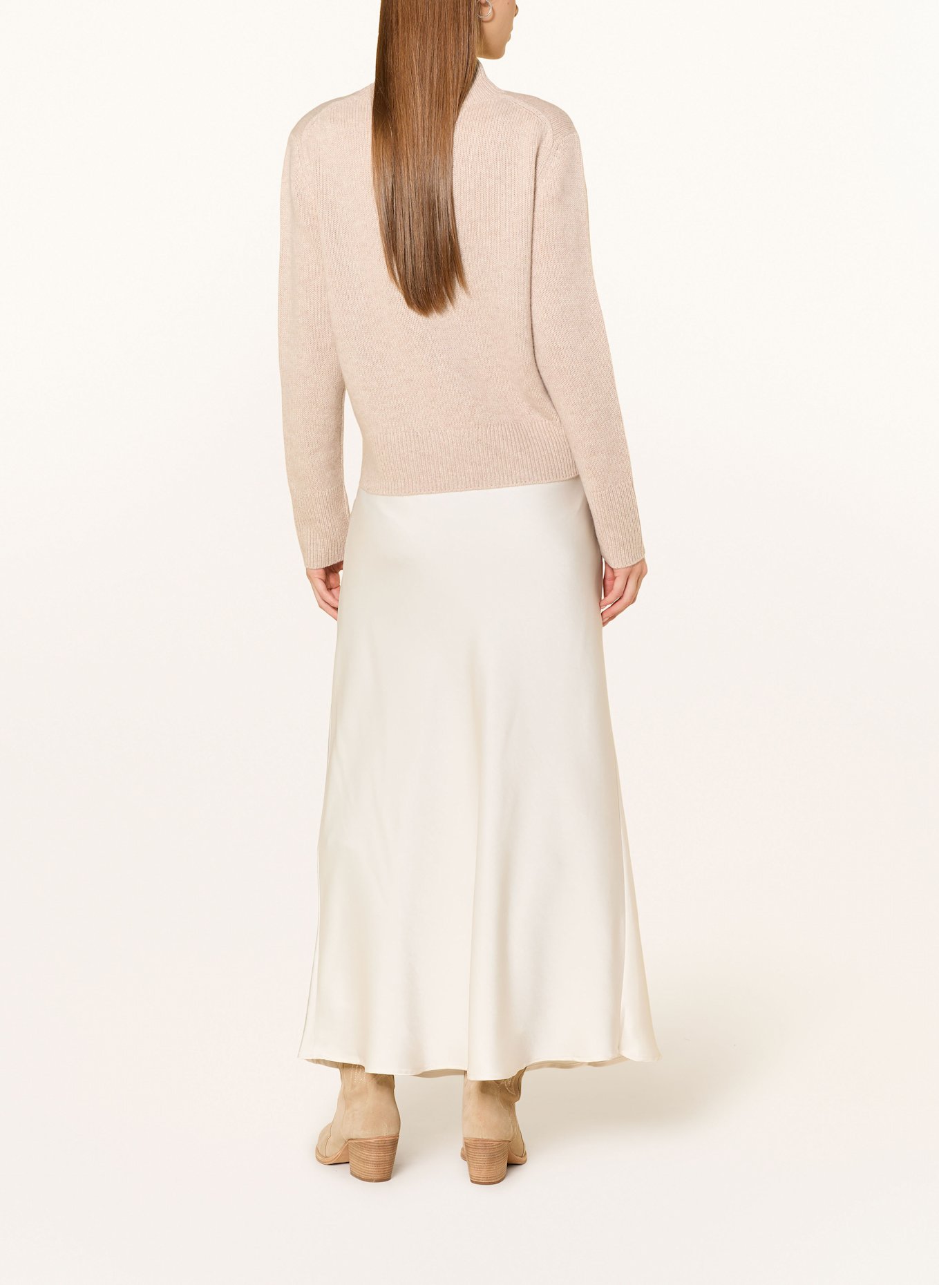 darling harbour Cashmere-Pullover: Oat Melange