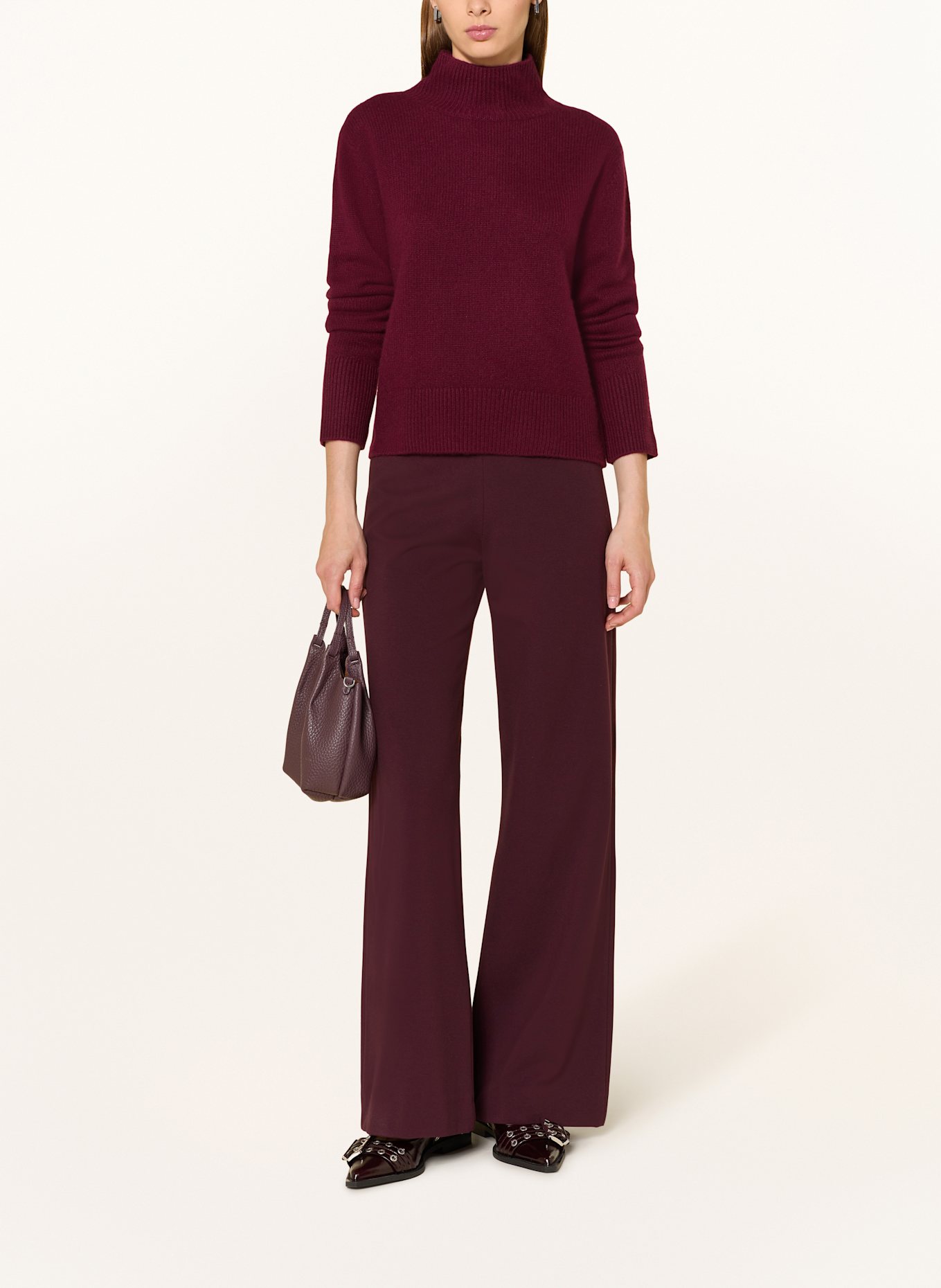 darling harbour Cashmere-Pullover: BORDEAUX