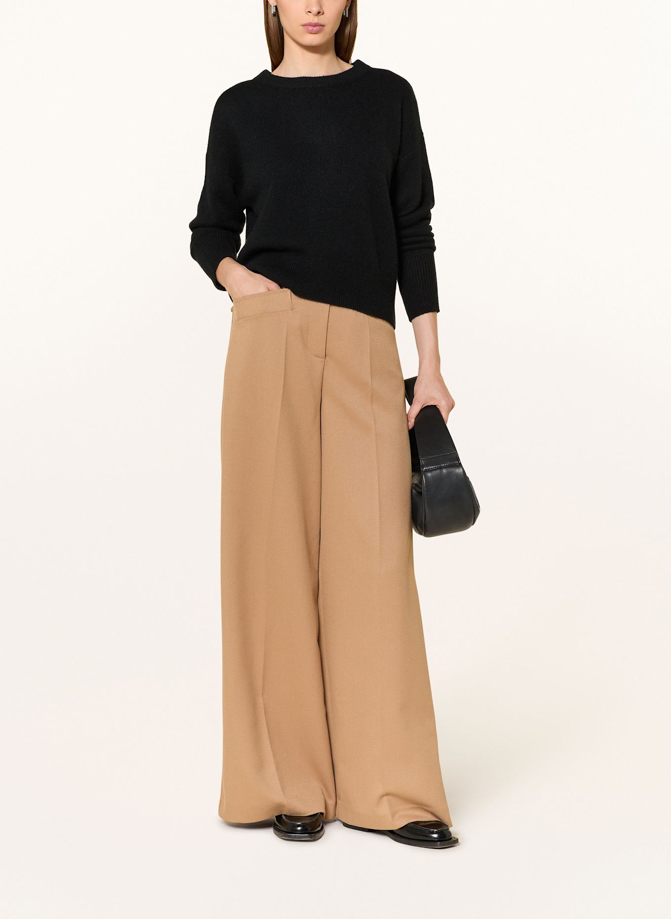 darling harbour Cashmere-Pullover: BLACK