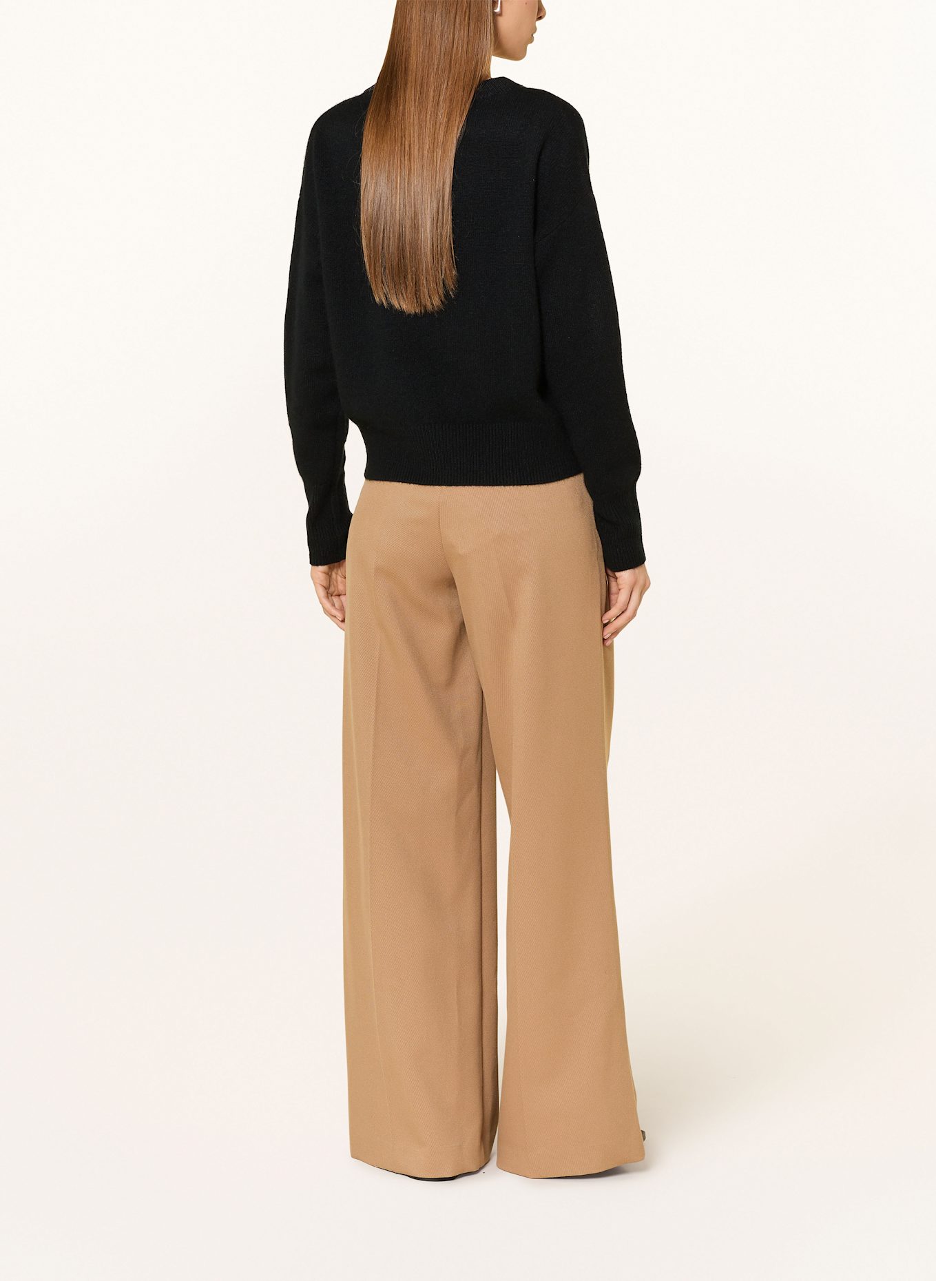 darling harbour Cashmere-Pullover: BLACK