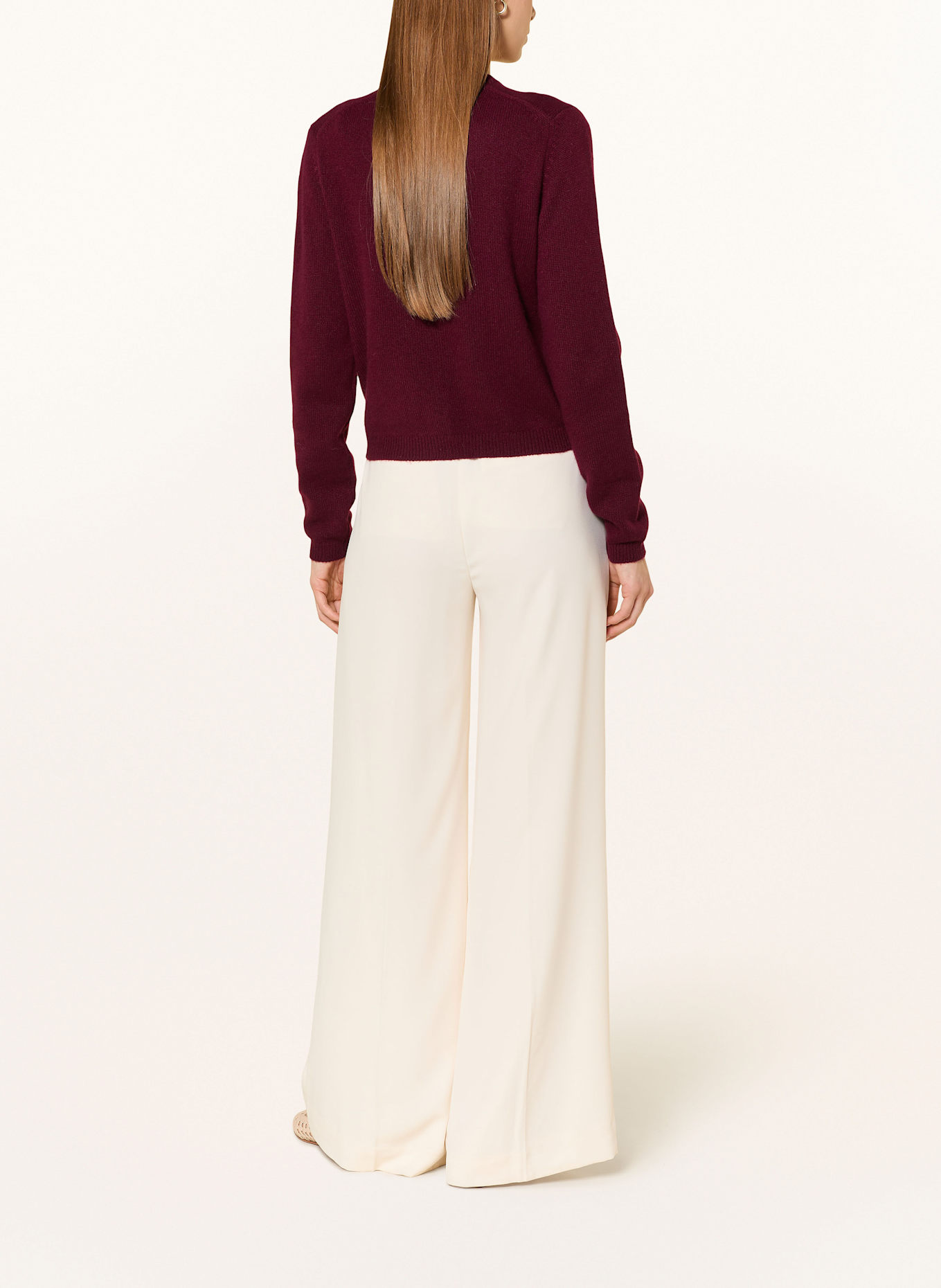 darling harbour Kardigan z kaszmiru: BORDEAUX