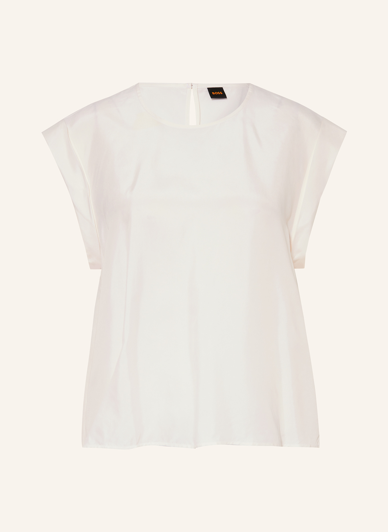 BOSS Blusenshirt IRNETTE: WEISS