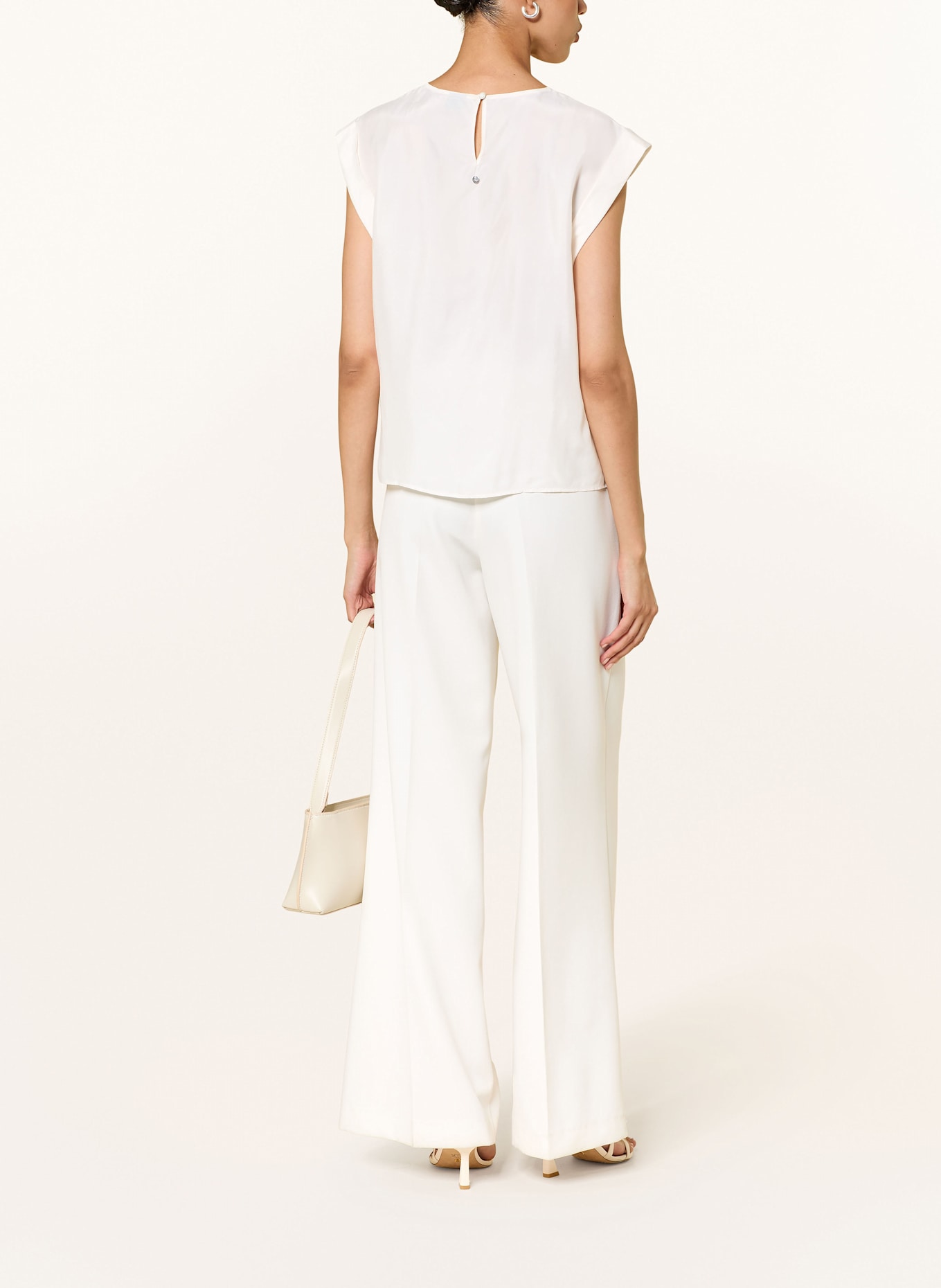 BOSS Blusenshirt IRNETTE: WEISS