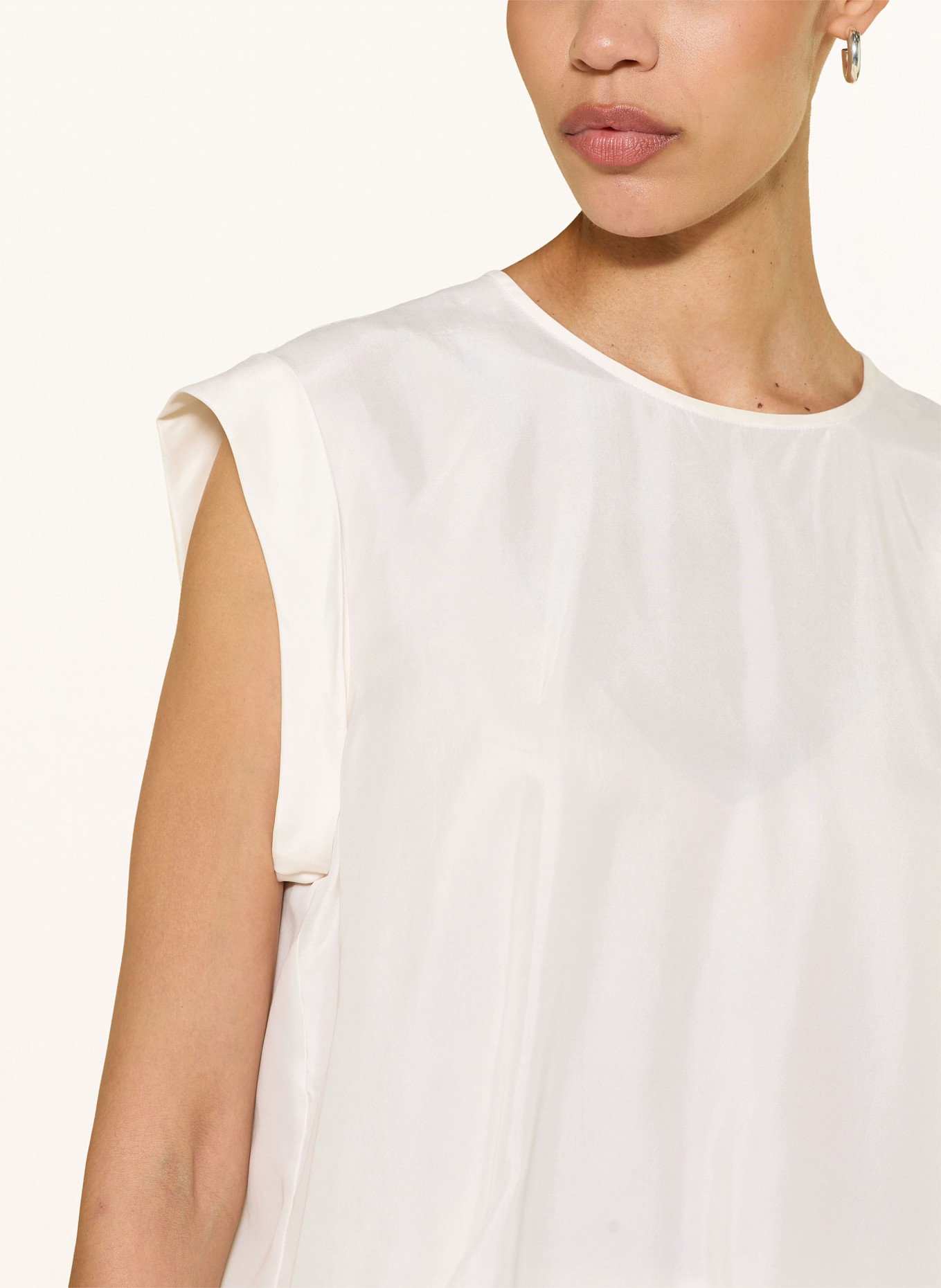 BOSS Blusenshirt IRNETTE: WEISS