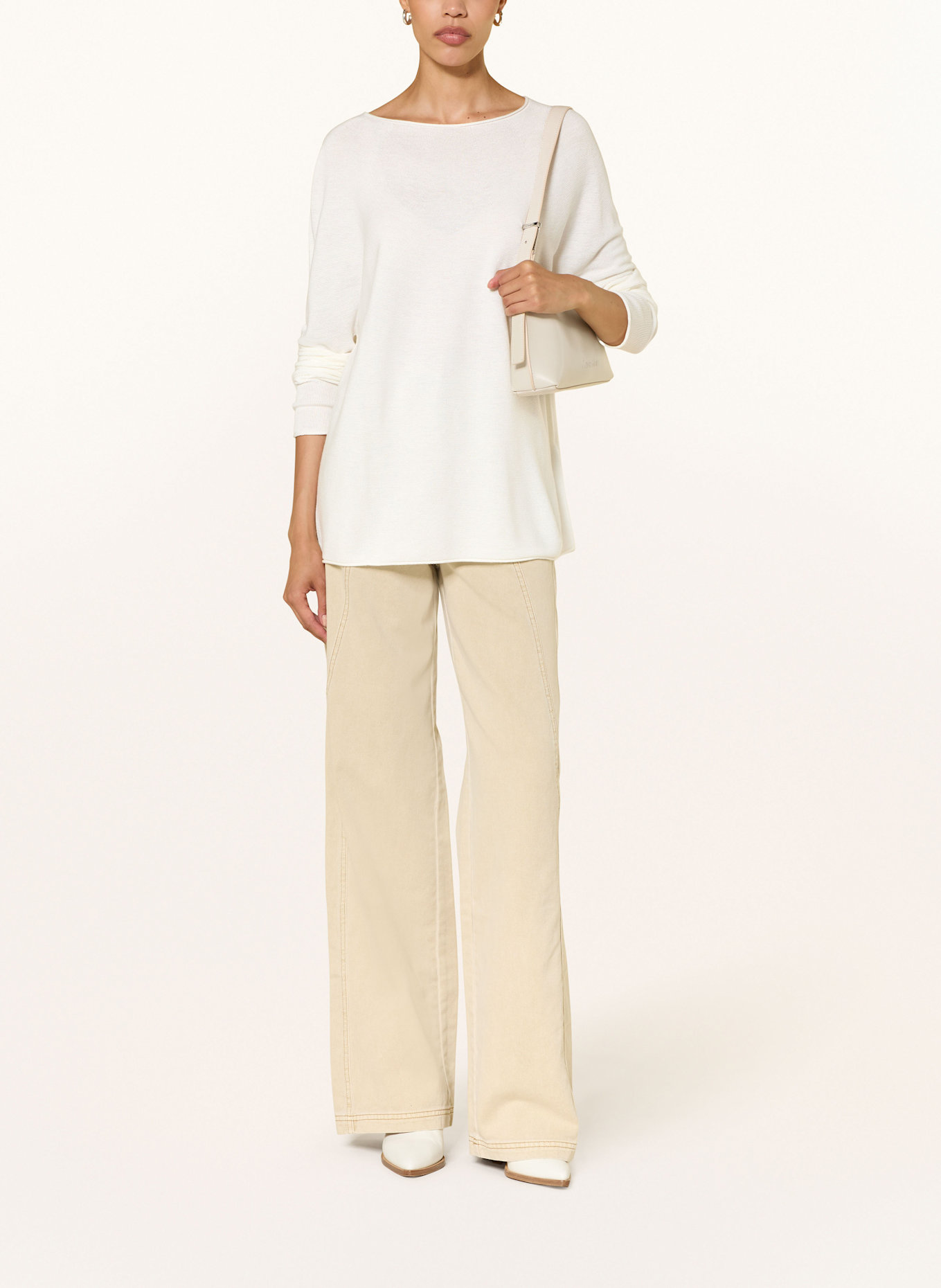 BOSS Pullover FALANDRANA: WEISS