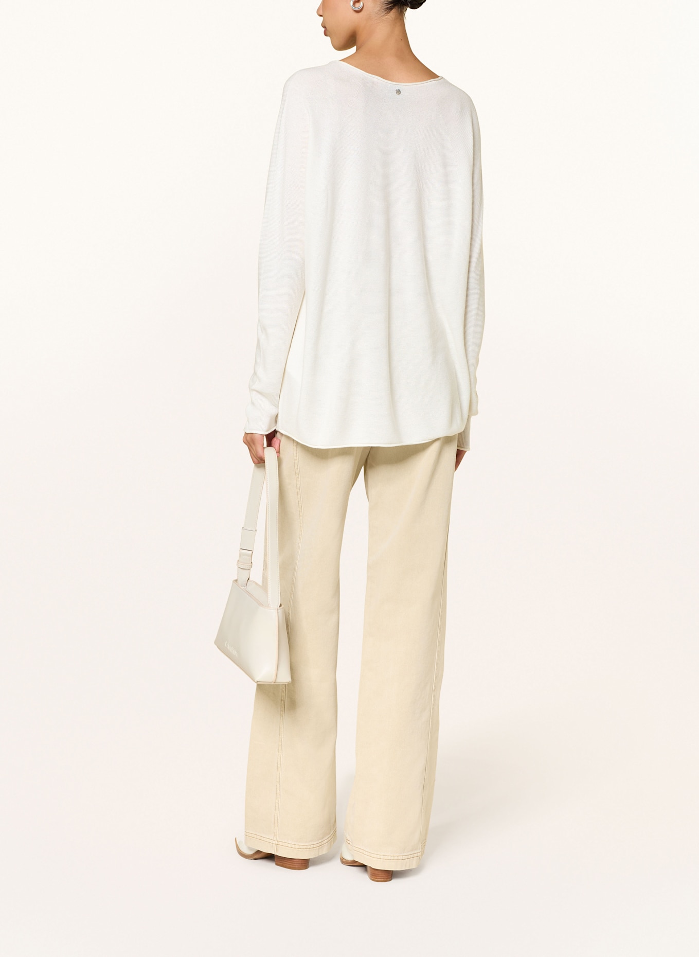BOSS Pullover FALANDRANA: WEISS