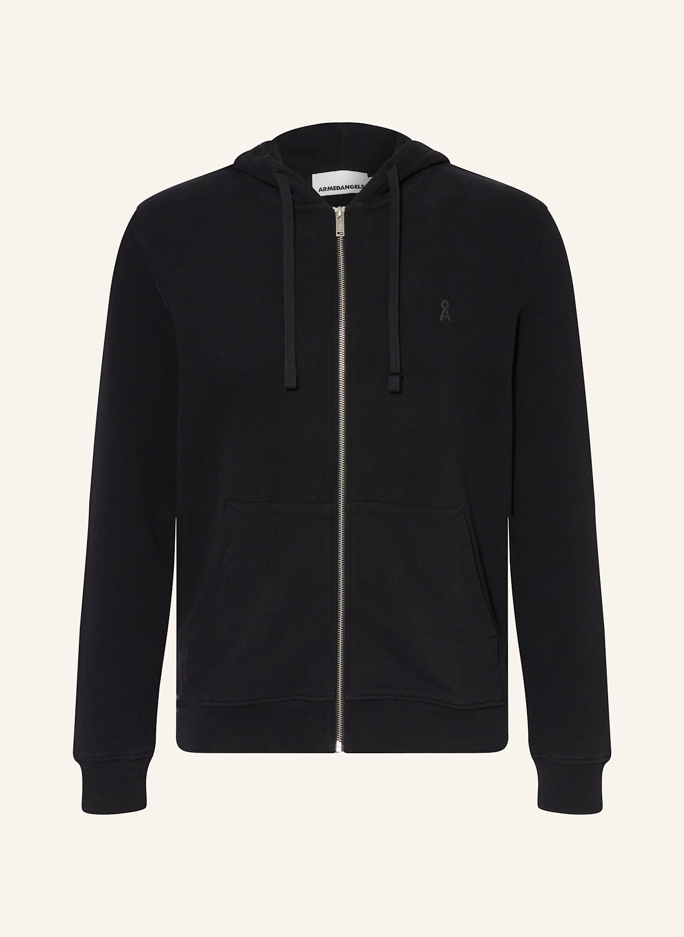 ARMEDANGELS Sweatjacke SAROMIAAN: SCHWARZ