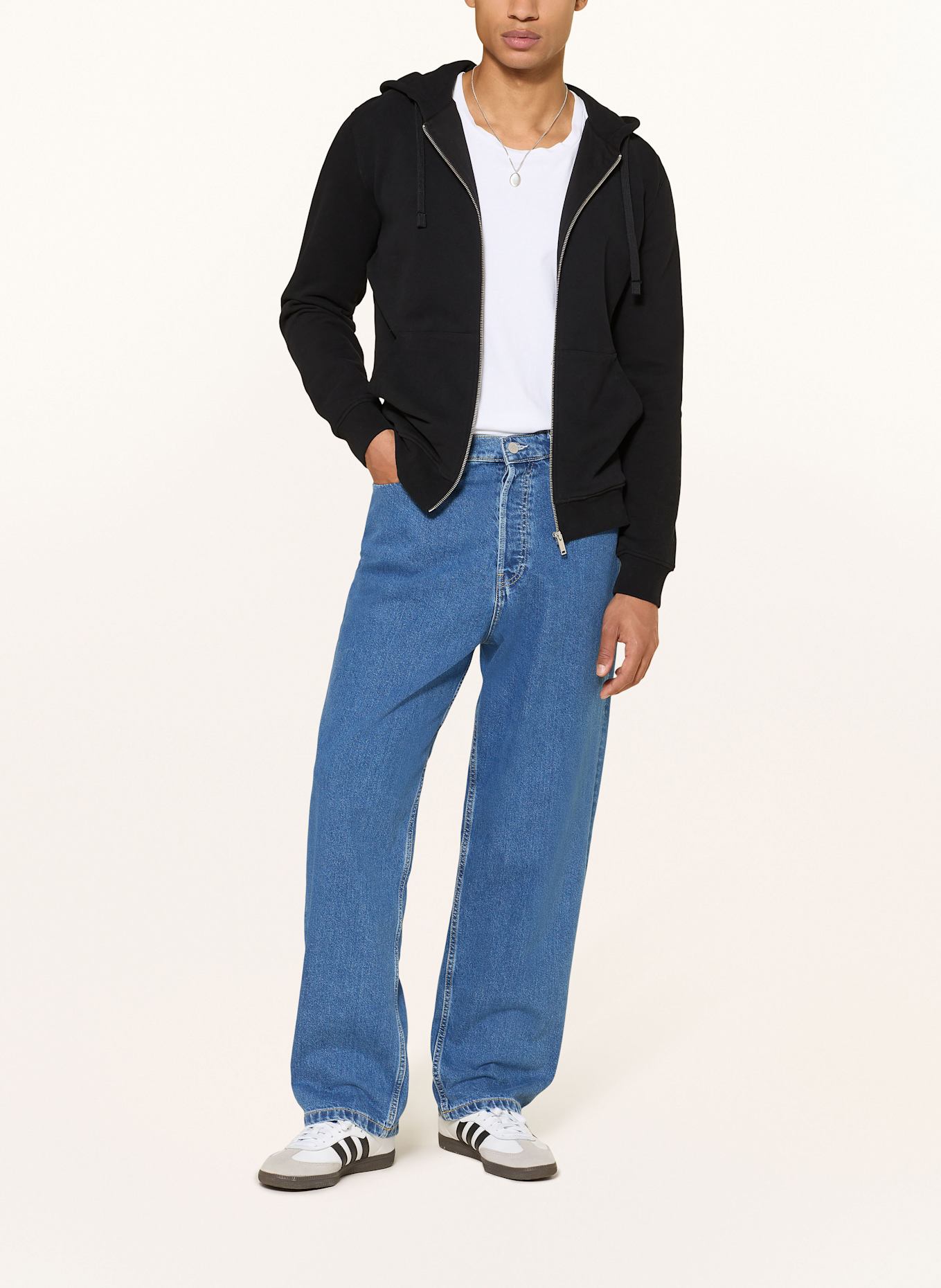 ARMEDANGELS Sweatjacke SAROMIAAN: SCHWARZ