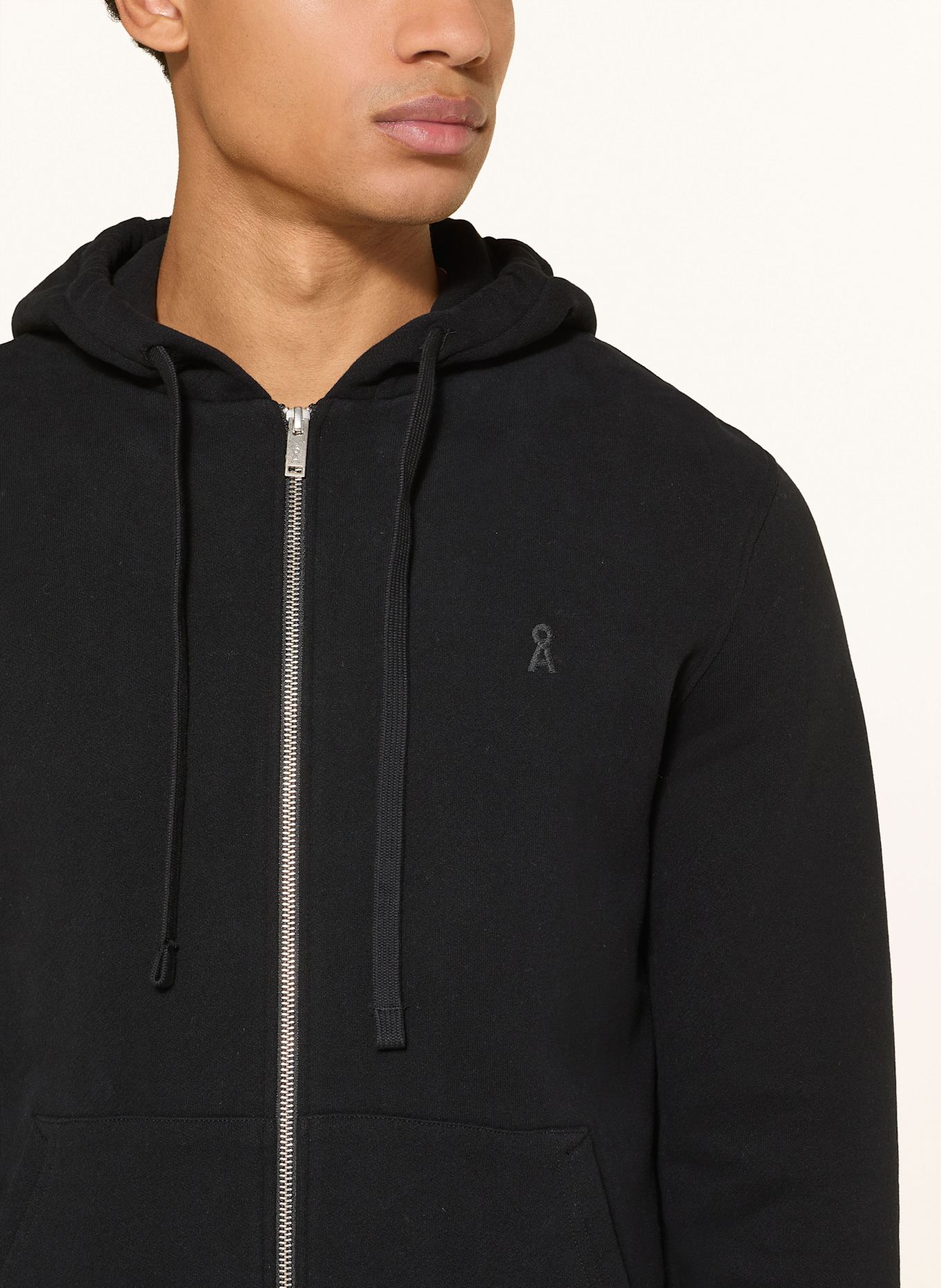 ARMEDANGELS Sweatjacke SAROMIAAN: SCHWARZ