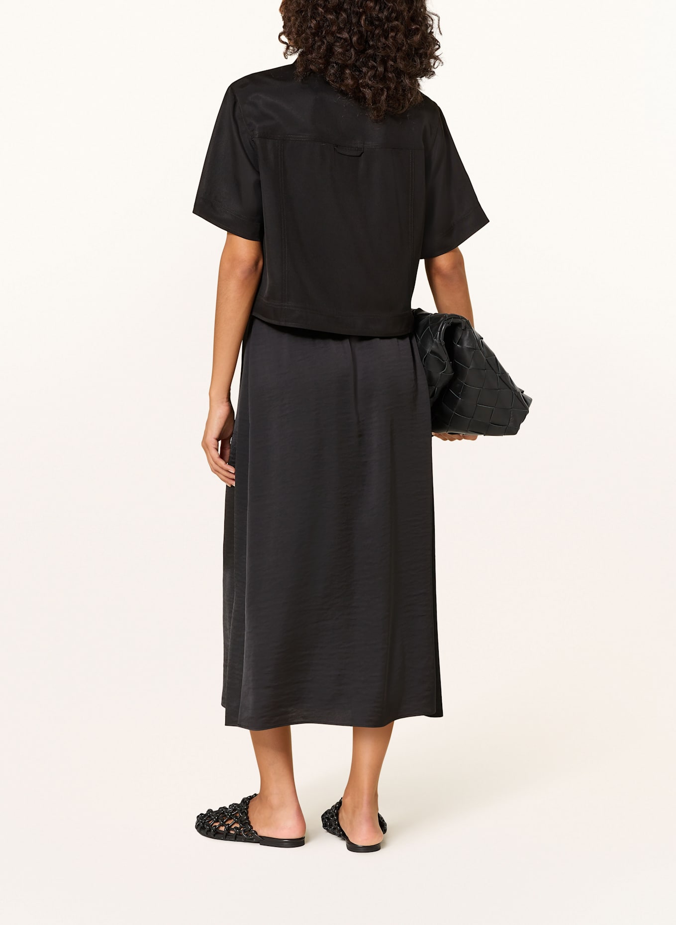 comma Sukně: TMAVĚ ŠEDÁ / ČERNÁ