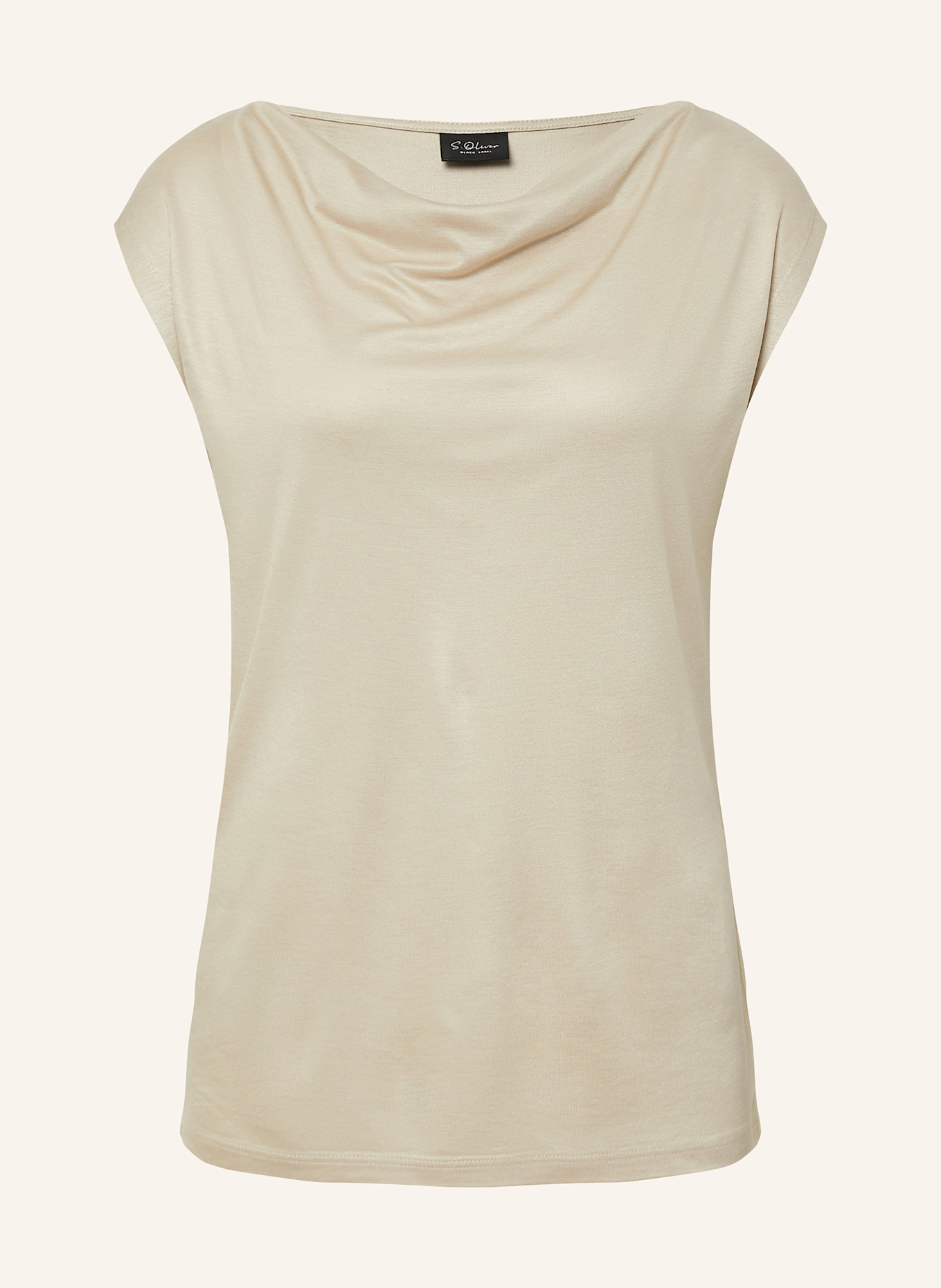 s.Oliver BLACK LABEL T-Shirt: HELLBRAUN