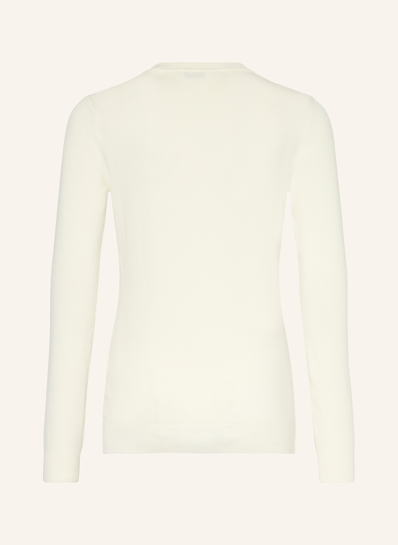 GUESS Pullover mit Schmucksteinen: ECRU