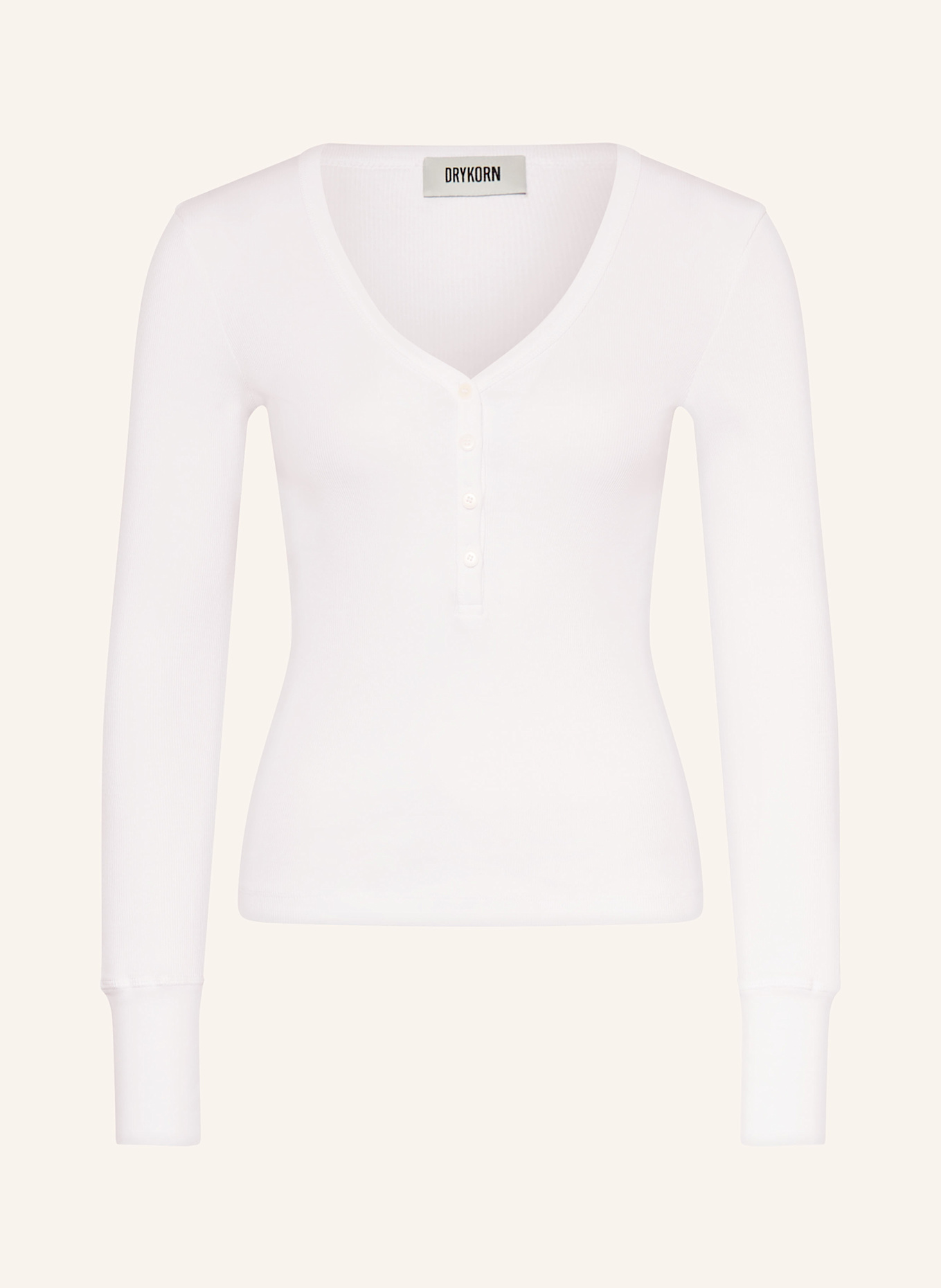 DRYKORN Bonded Polaire Sweat-shirt à capuche Homme KORDELIA: WHITE