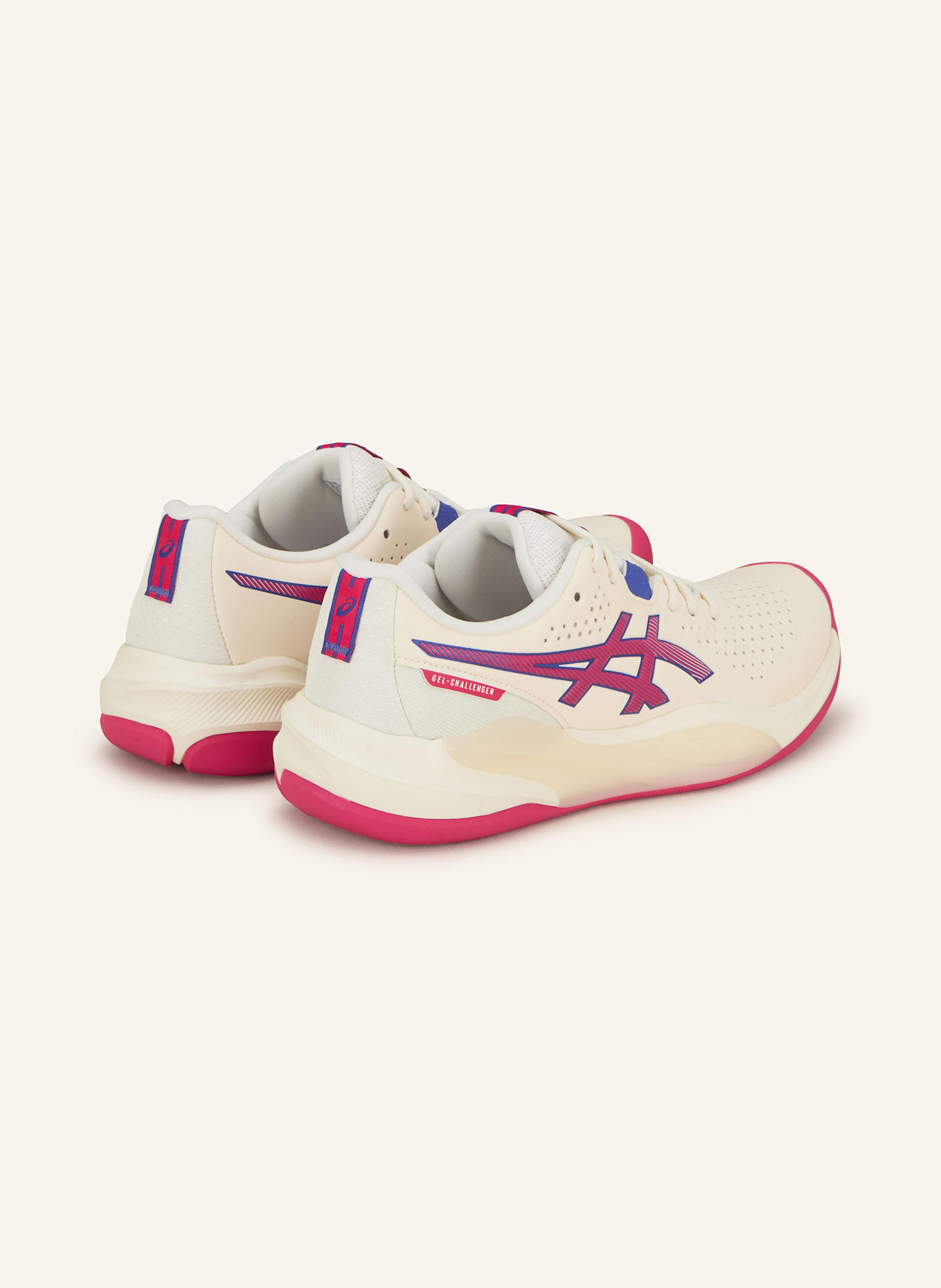 ASICS Tennisschuhe GEL-CHALLENGER 15: WEISS / PINK