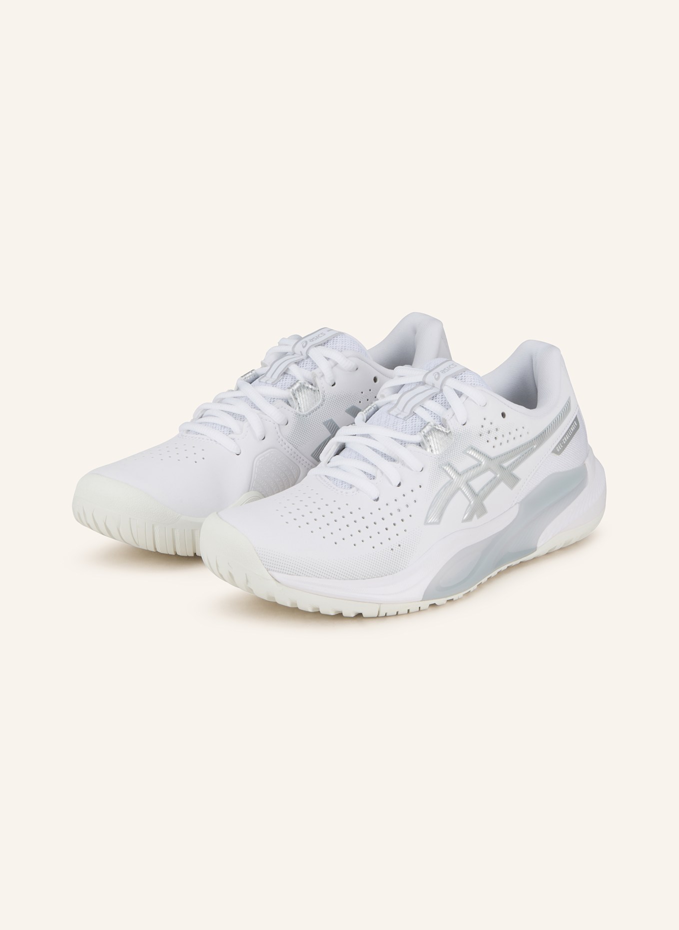ASICS Tenisová obuv GEL-CHALLENGER 15: BÍLÁ/ STŘÍBRNÁ