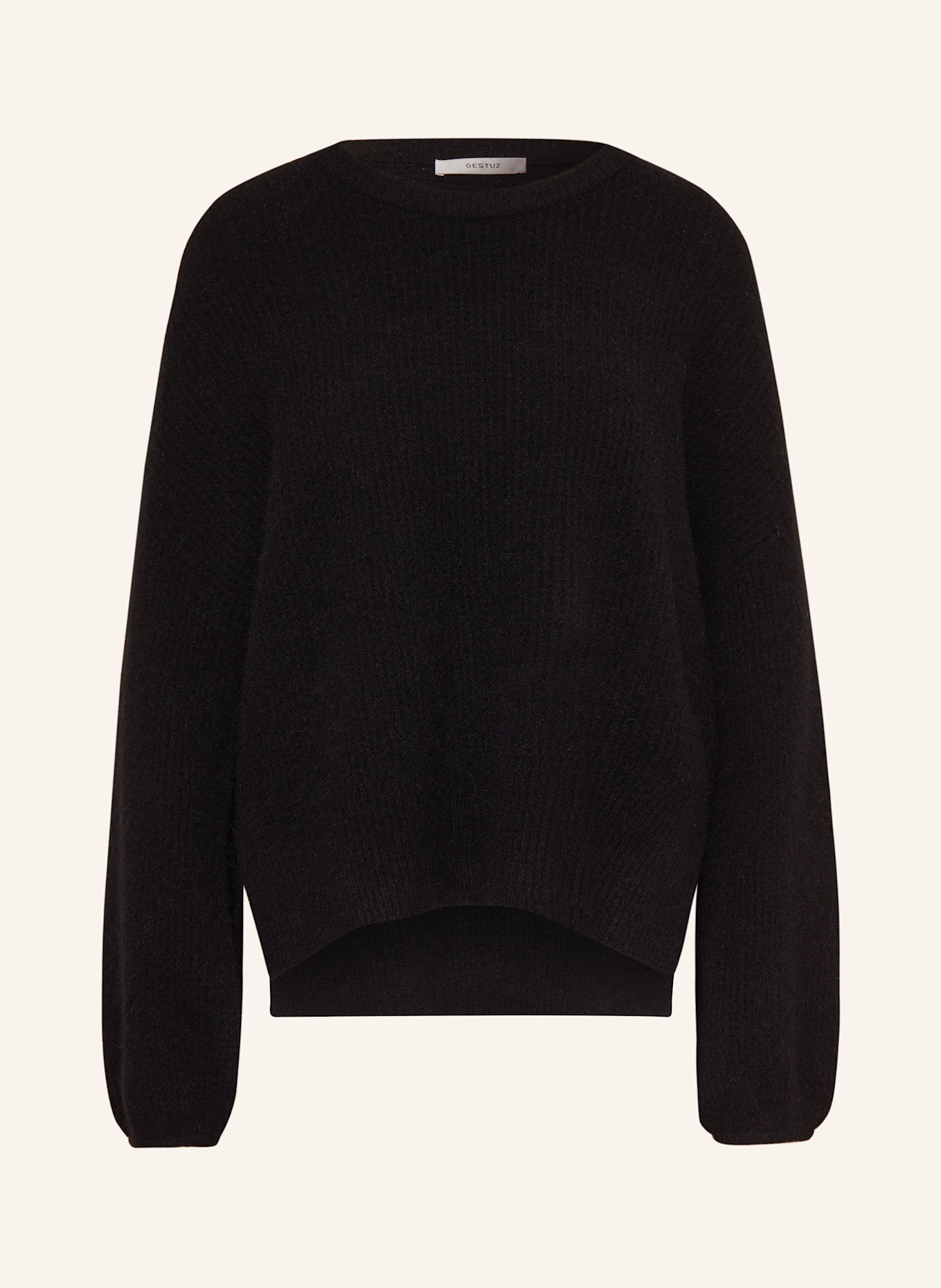 GESTUZ Pullover GZALPHA mit Alpaka: SCHWARZ