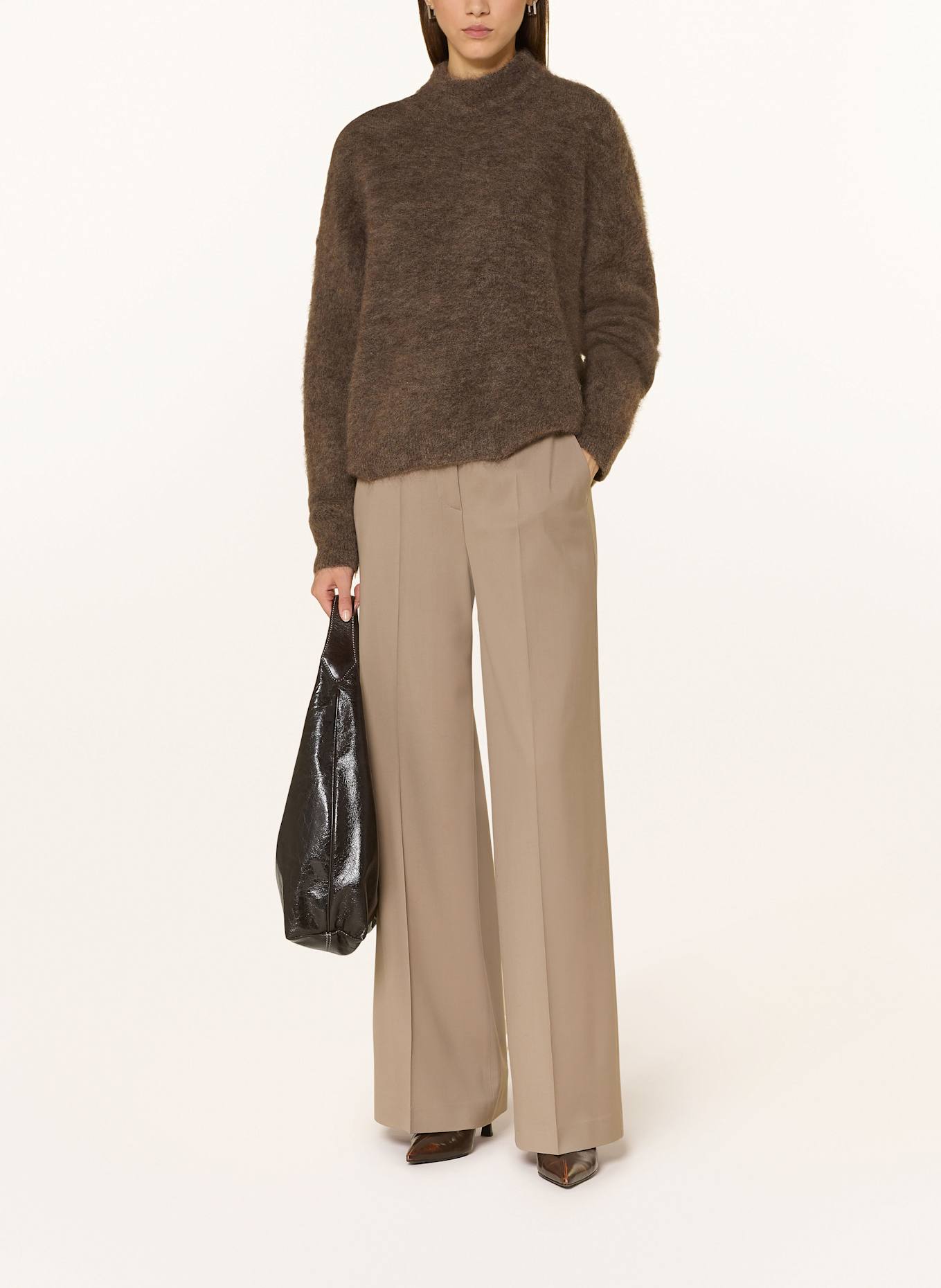 GESTUZ DEBBIEGZ sweater with mohair: BROWN