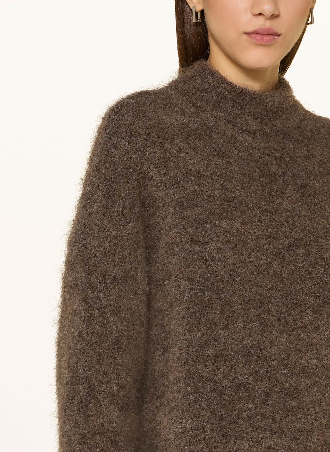 GESTUZ DEBBIEGZ sweater with mohair: BROWN