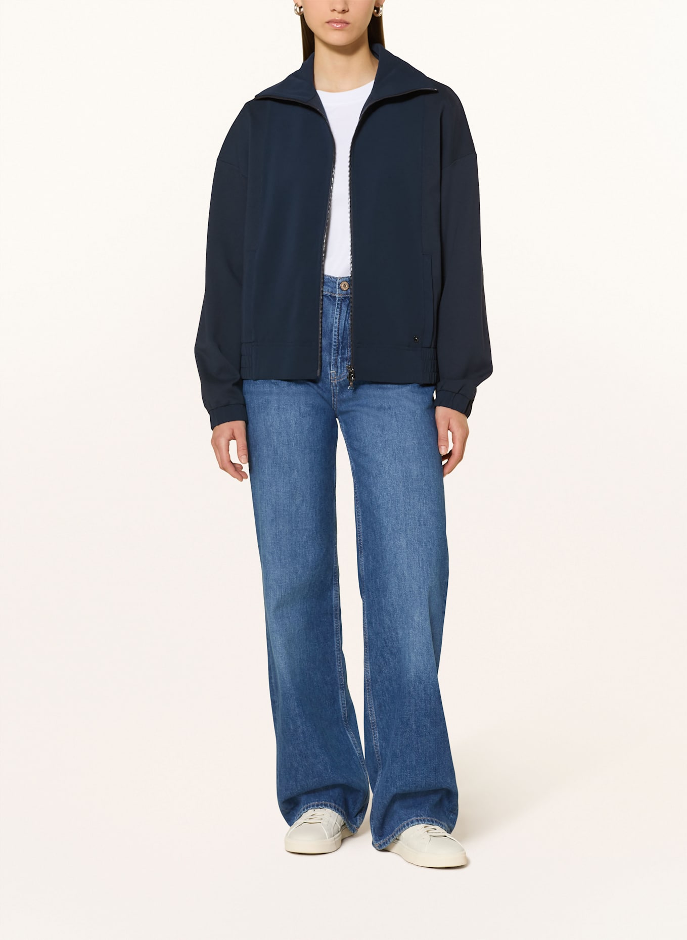 BOGNER Jersey-Blouson ADRIENNE: DUNKELBLAU