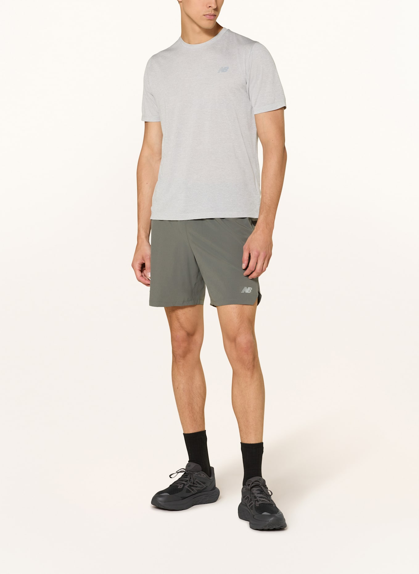 new balance 2-in1-Laufshorts RC SHORT: GRAU