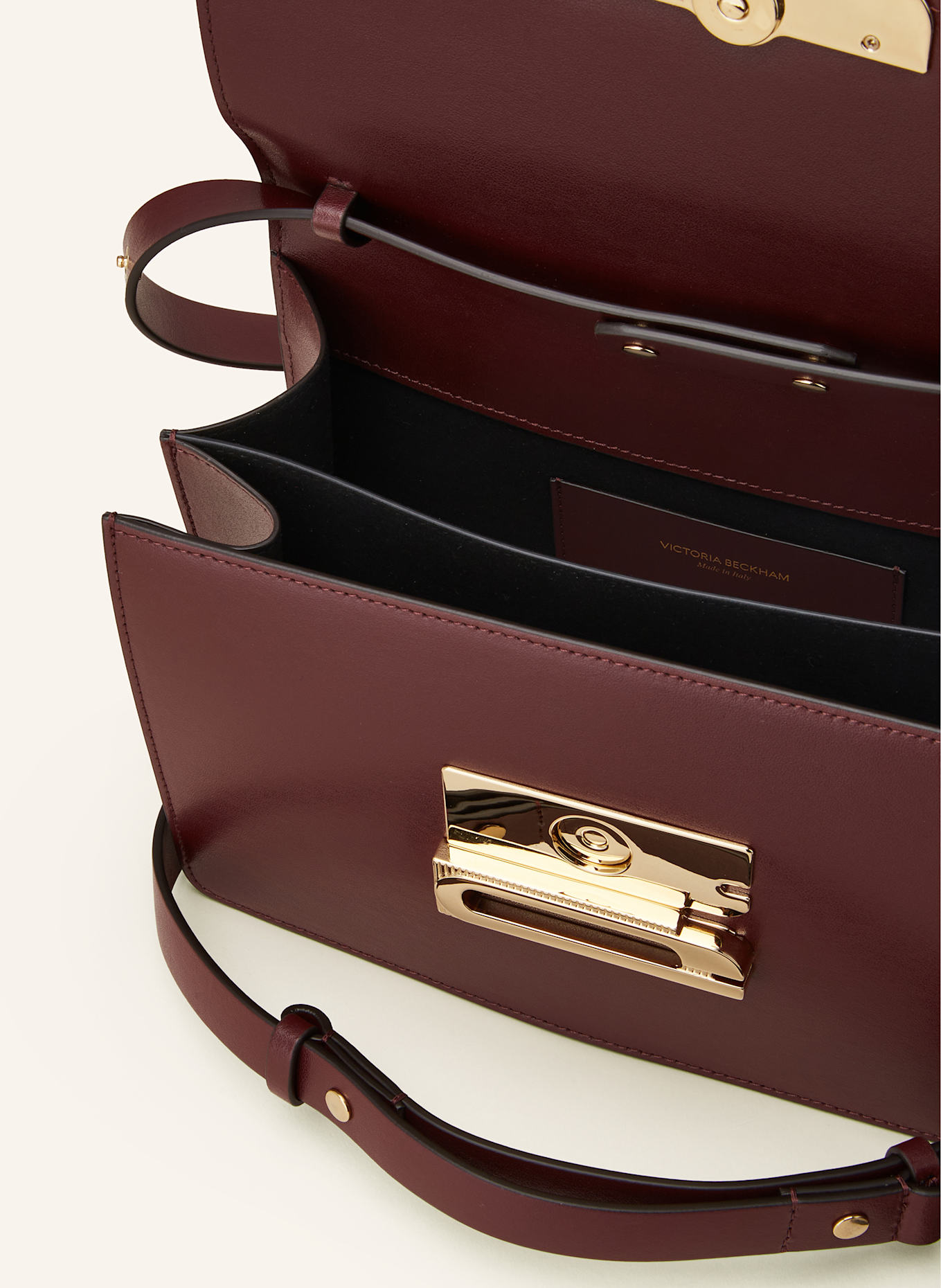VICTORIA BECKHAM Umhängetasche DORIAN: DUNKELROT