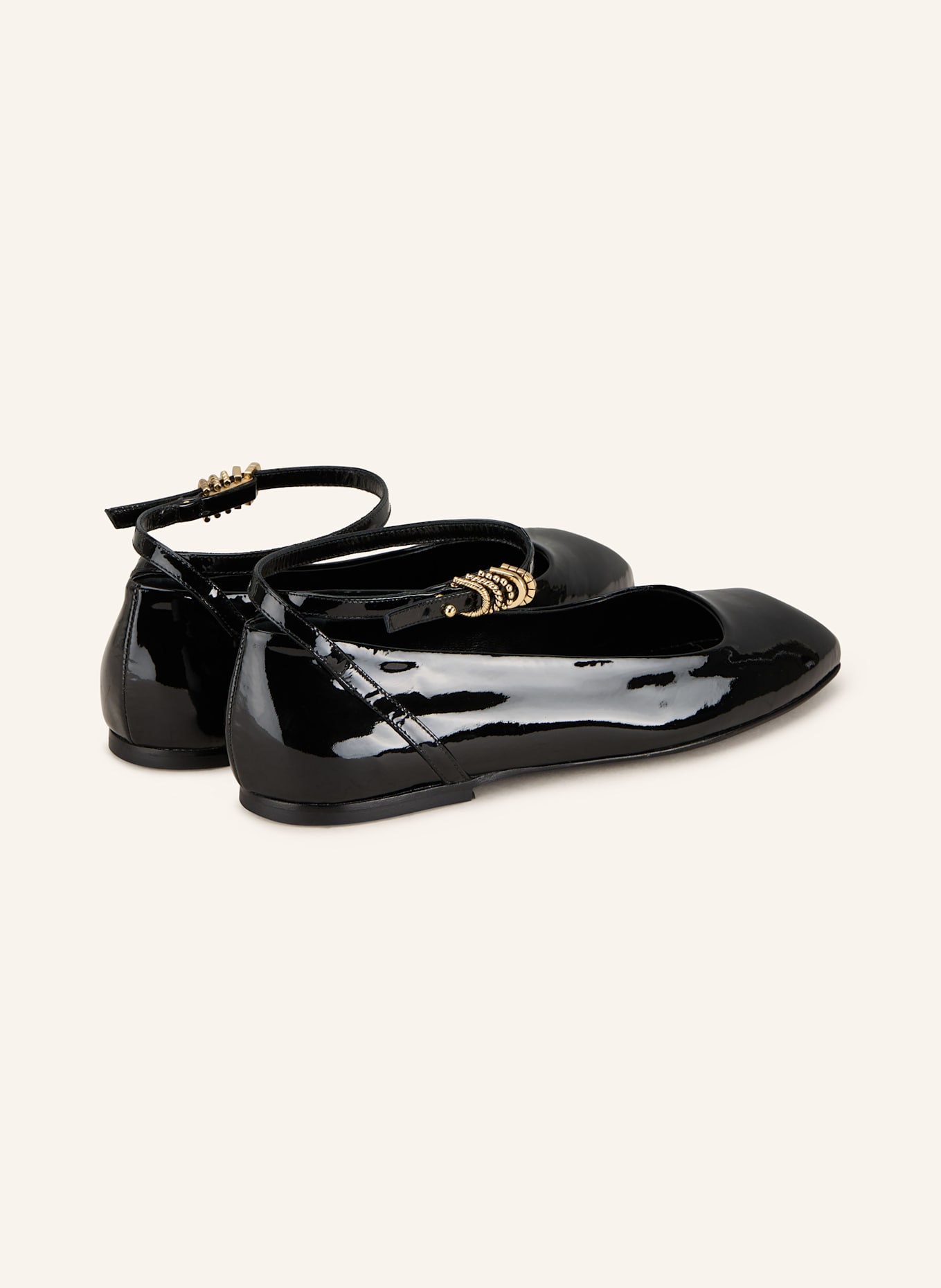 DOROTHEE SCHUMACHER Ballerinas GLOSSY SHINE: SCHWARZ