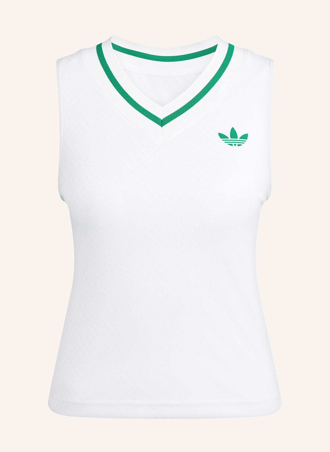 adidas Tanktop TENNIS CLIMACOOL TANK PRO: WEISS/ GRÜN