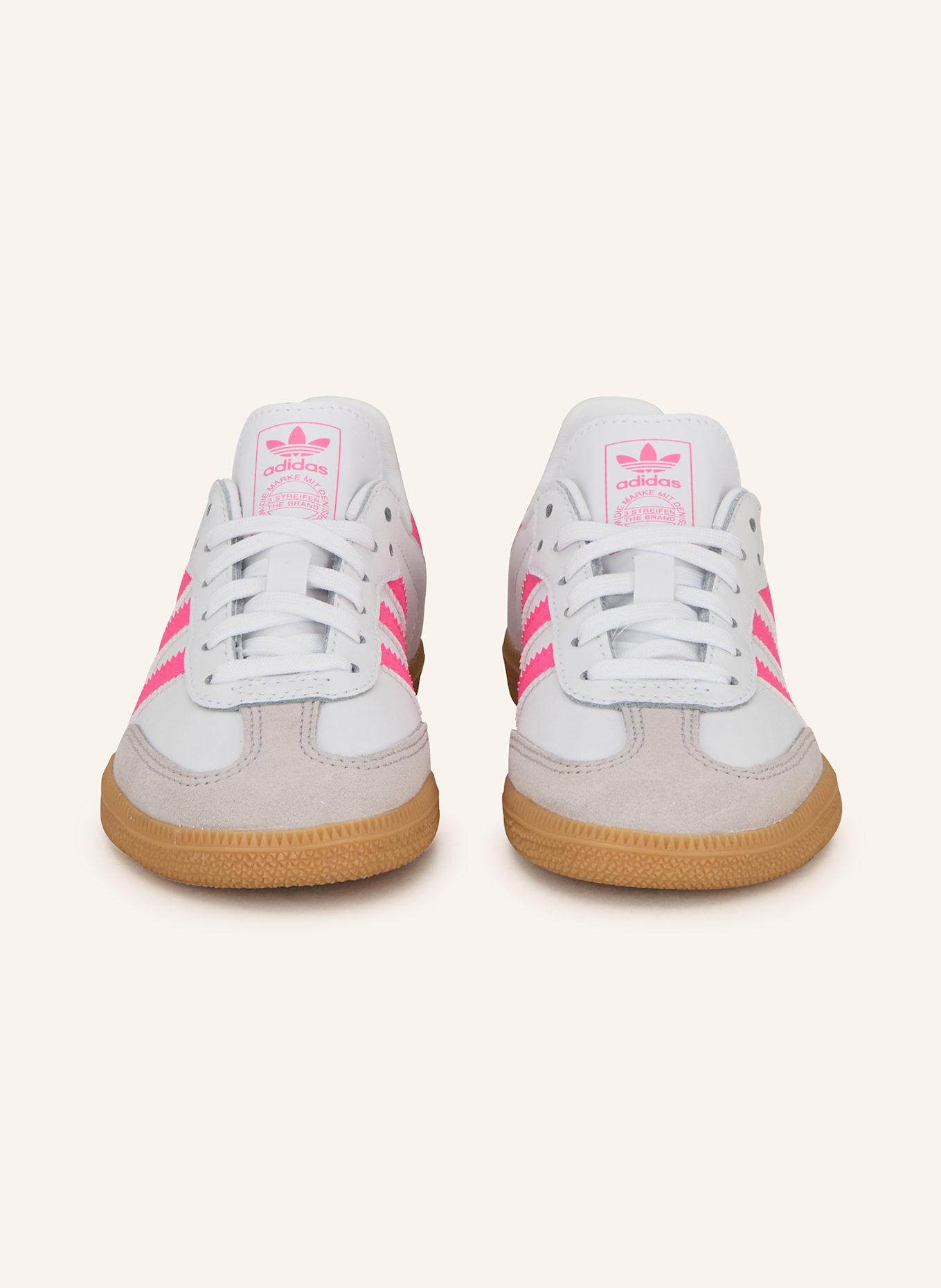 adidas Originals Sneaker SAMBA OG C: WEISS/ NEONPINK