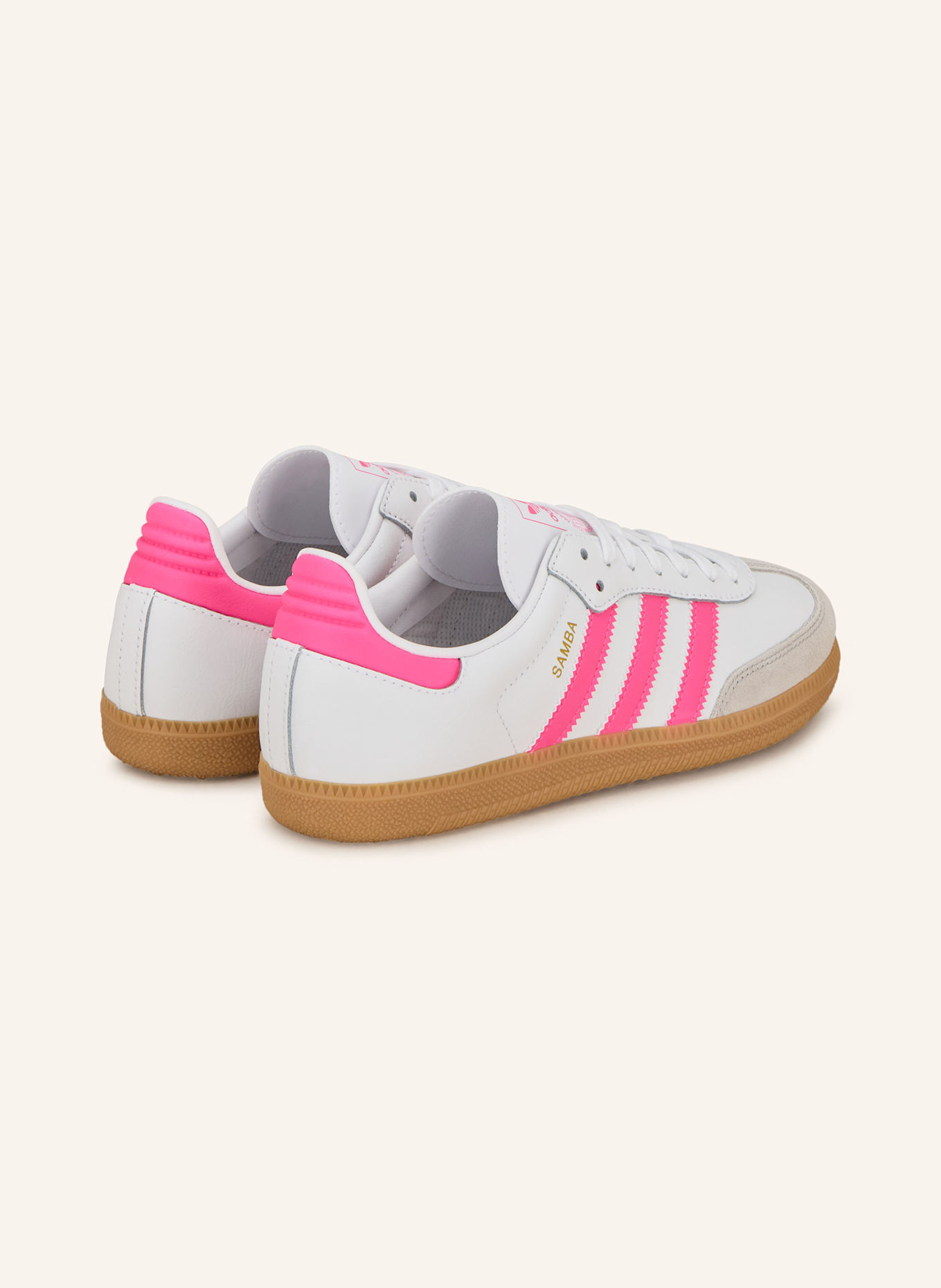 adidas Originals Sneaker SAMBA OG: WEISS / PINK