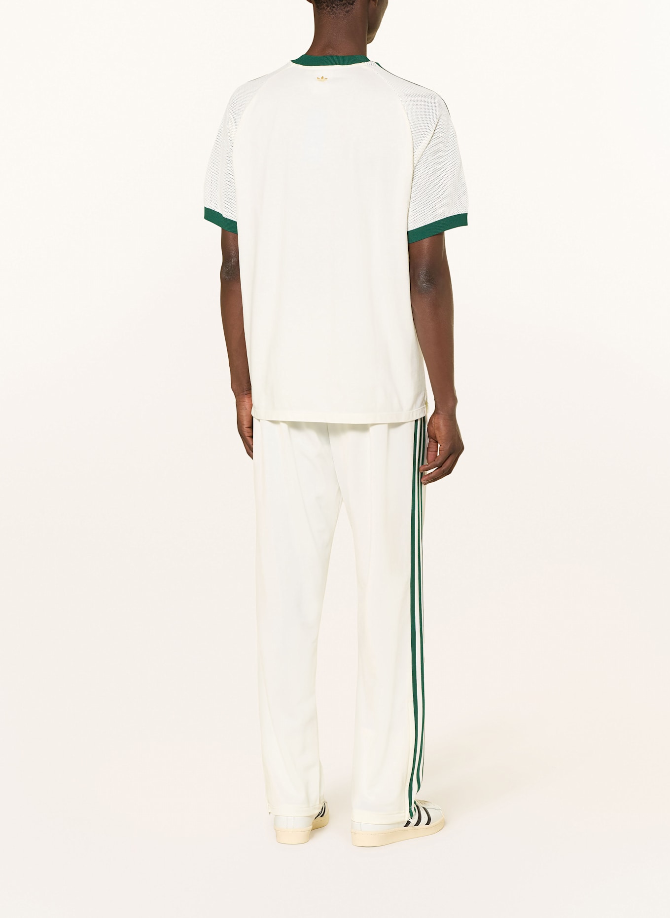 adidas Originals Spodnie dresowe FIREBIRD ADICOLOR CLASSICS: ECRU / CIEMNOZIELONY