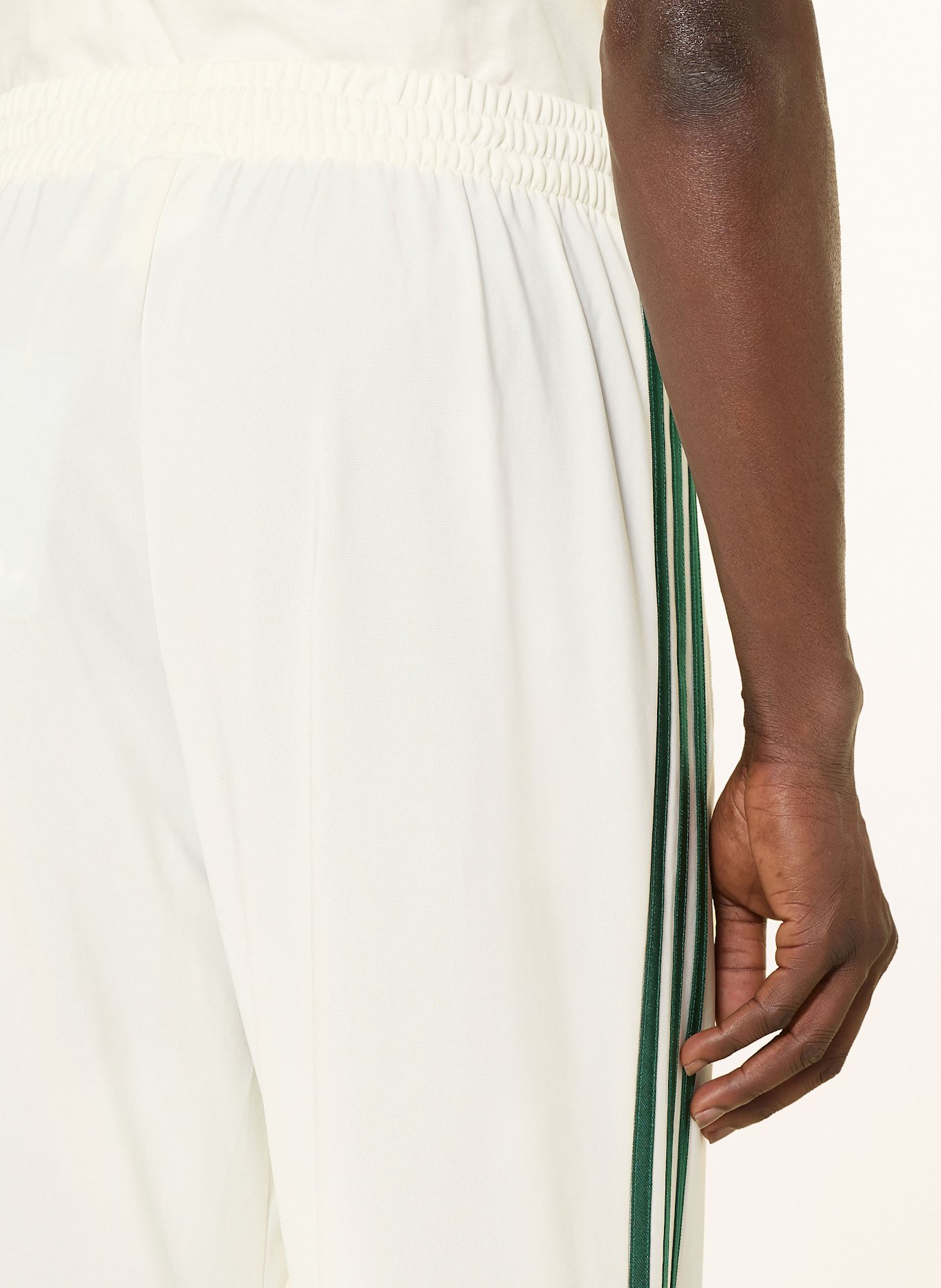 adidas Originals Spodnie dresowe FIREBIRD ADICOLOR CLASSICS: ECRU / CIEMNOZIELONY