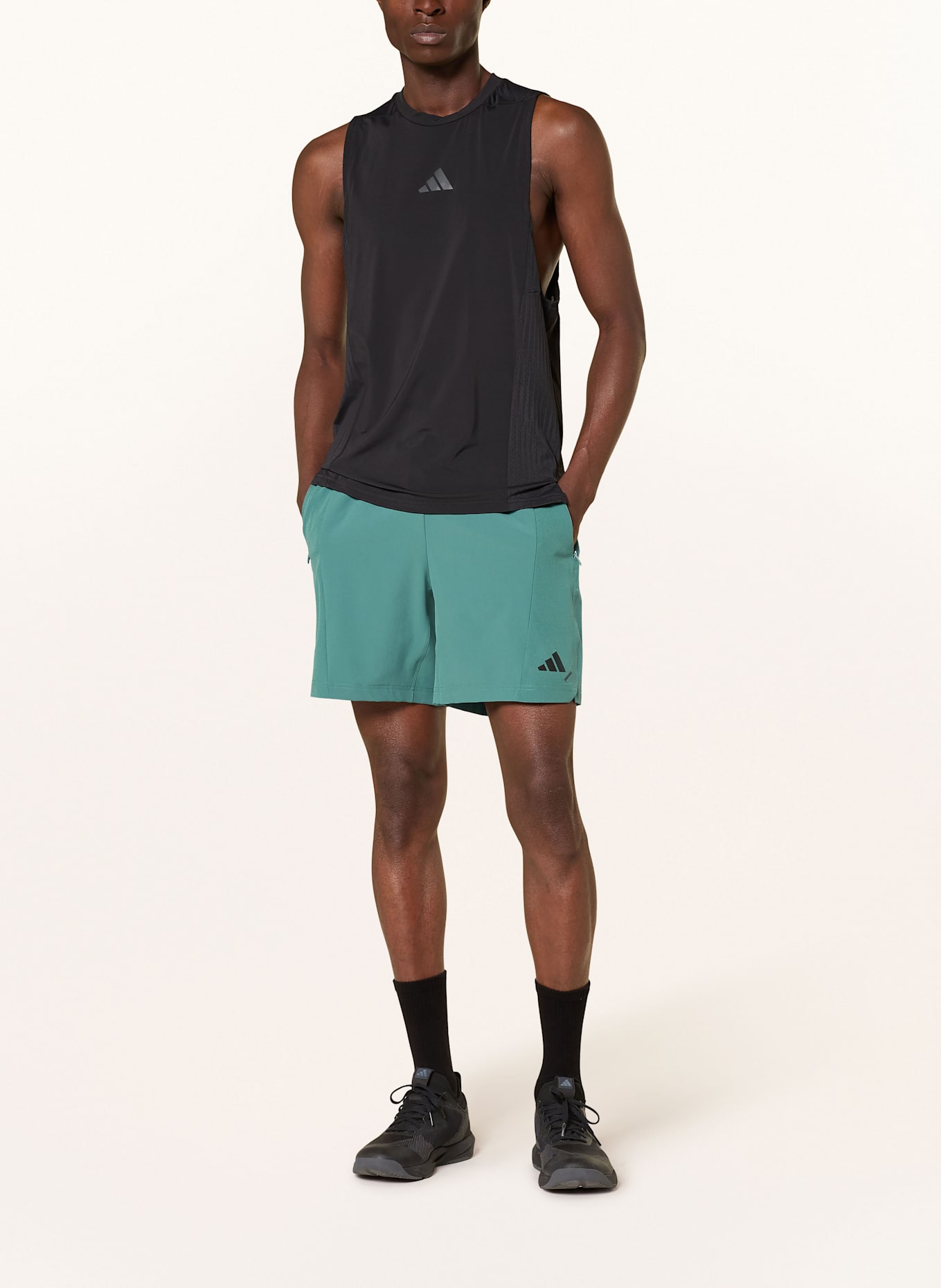 adidas Trainingsshorts POWER SHORT: PETROL