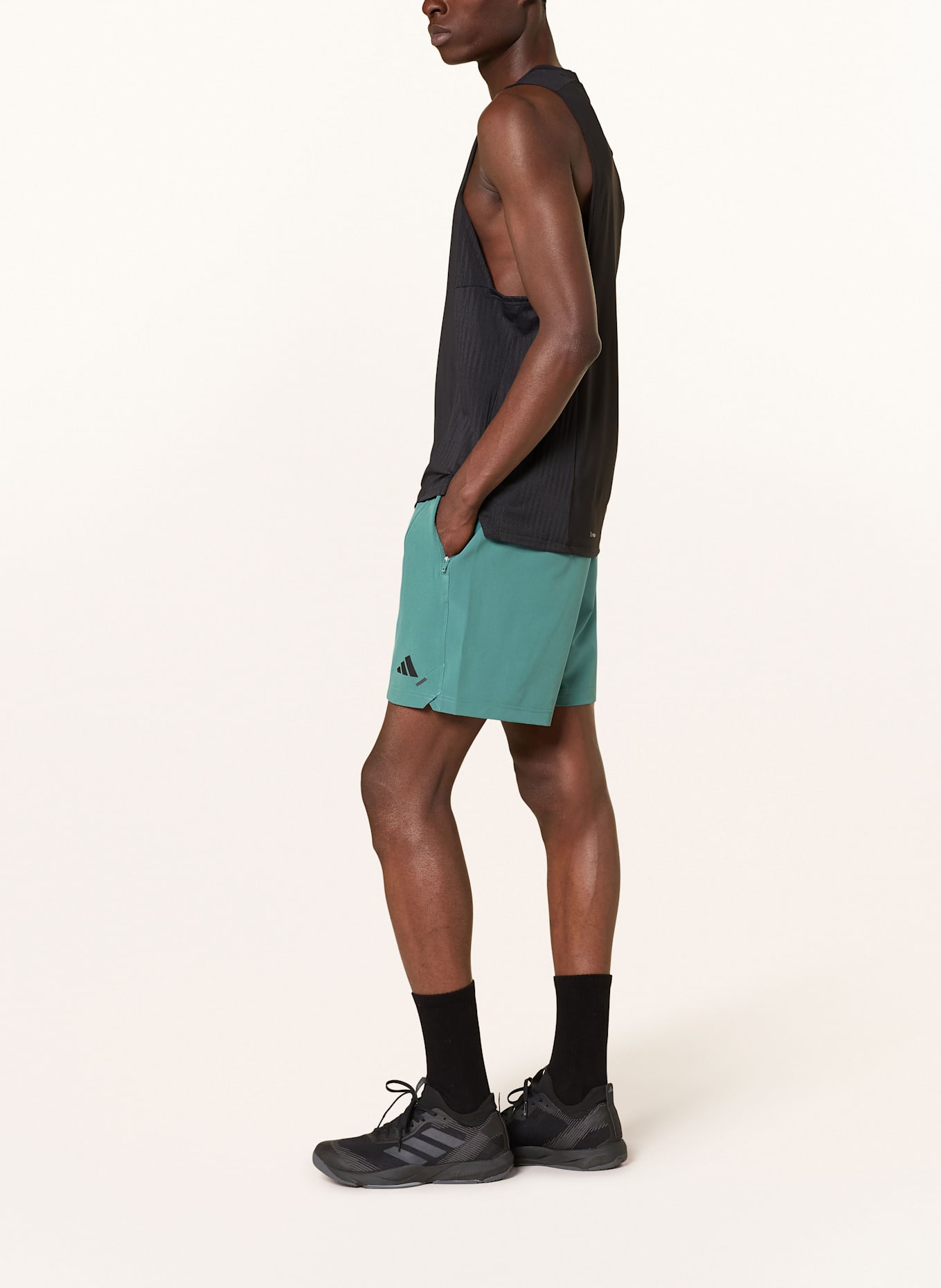 adidas Trainingsshorts POWER SHORT: PETROL