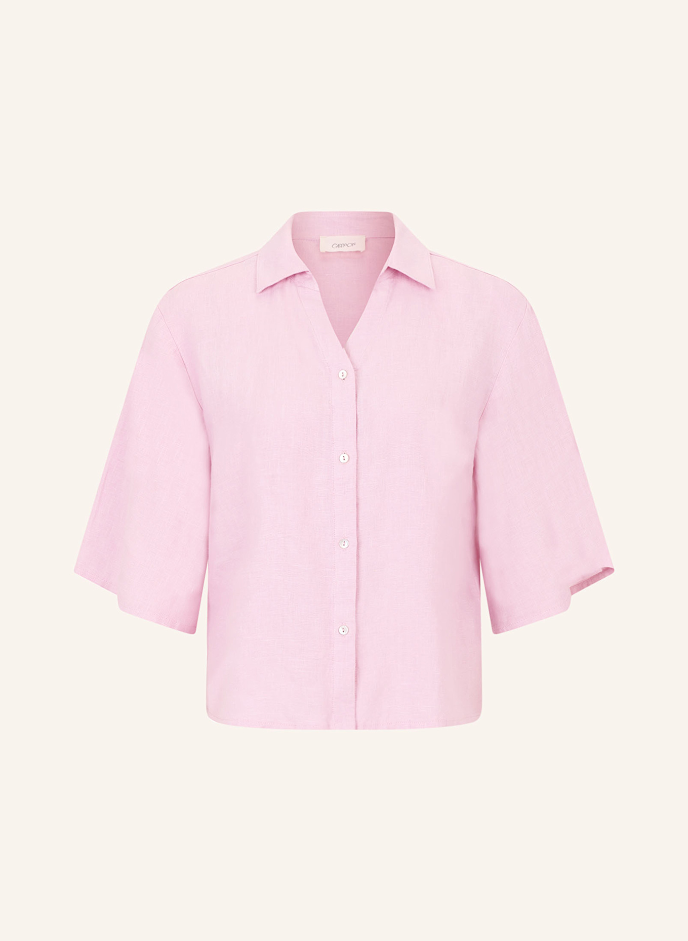 CARTOON Hemdbluse aus Leinen mit 3/4-Arm: ROSA