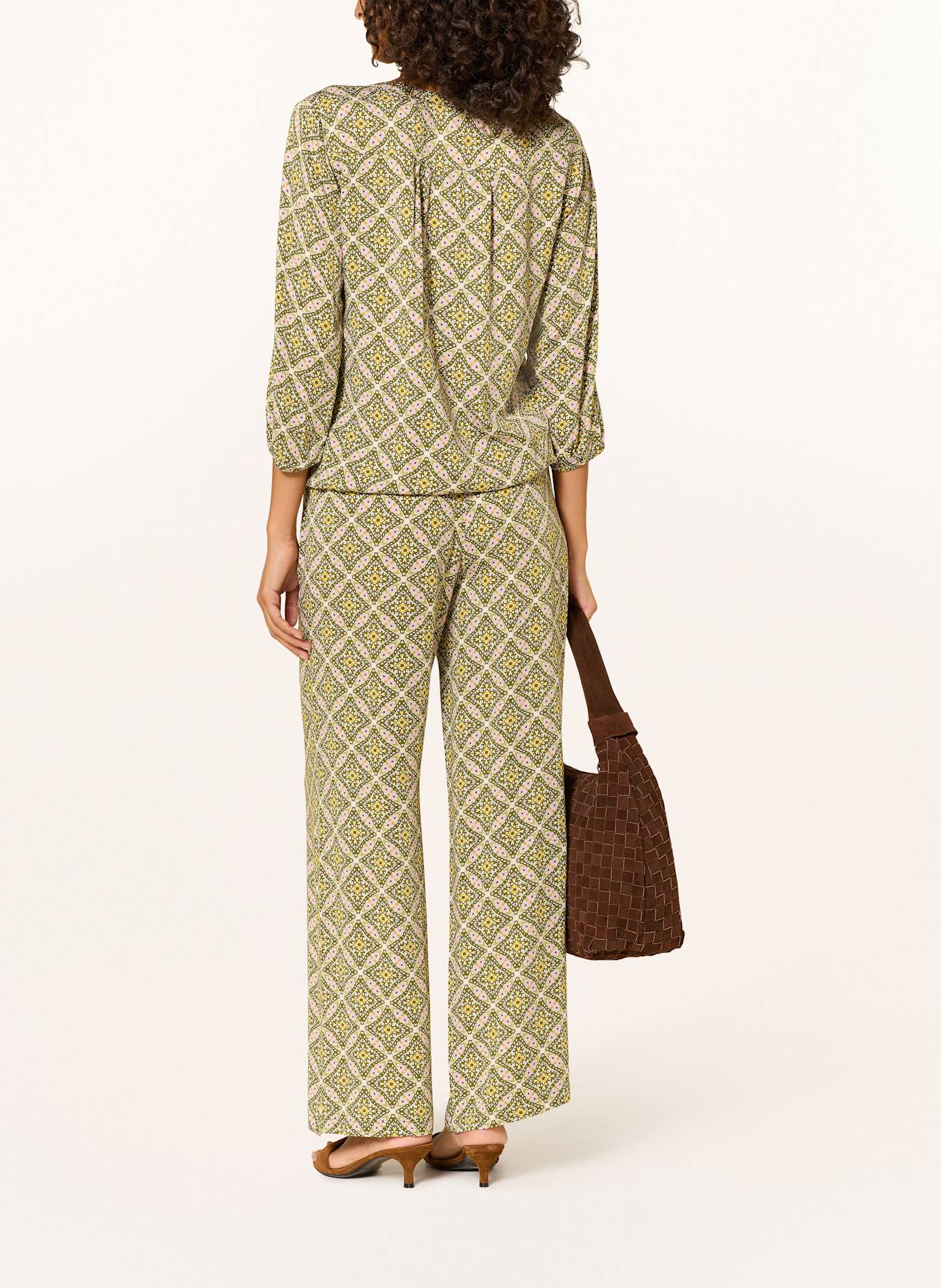 CARTOON Wide leg trousers: Tommy Jeans Essential Pantoletten Blau