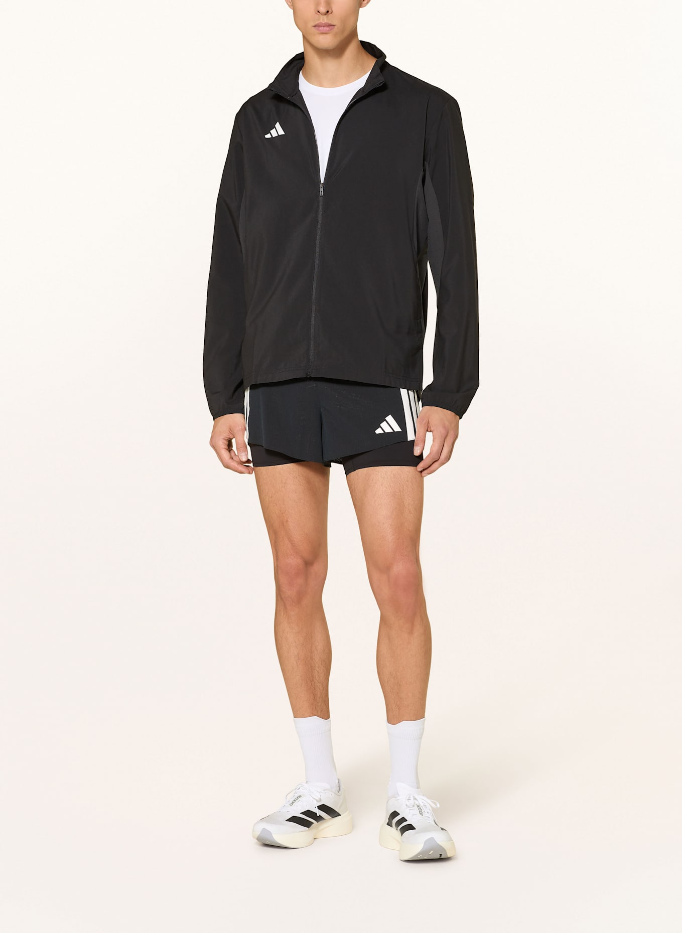 adidas Laufjacke ADIZERO ESSENTIALS RUNNING: SCHWARZ