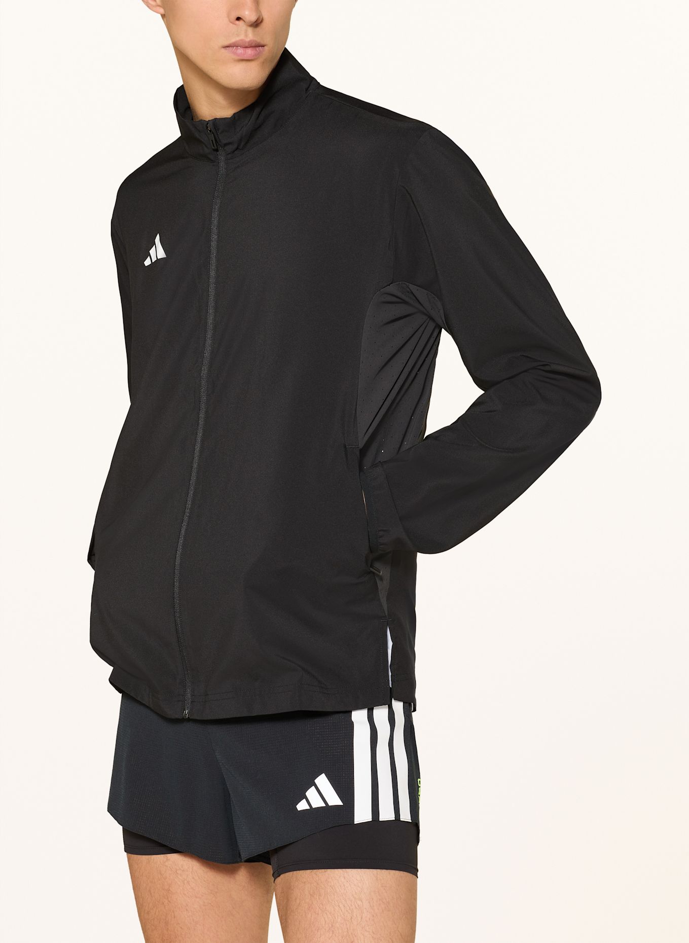 adidas Laufjacke ADIZERO ESSENTIALS RUNNING: SCHWARZ