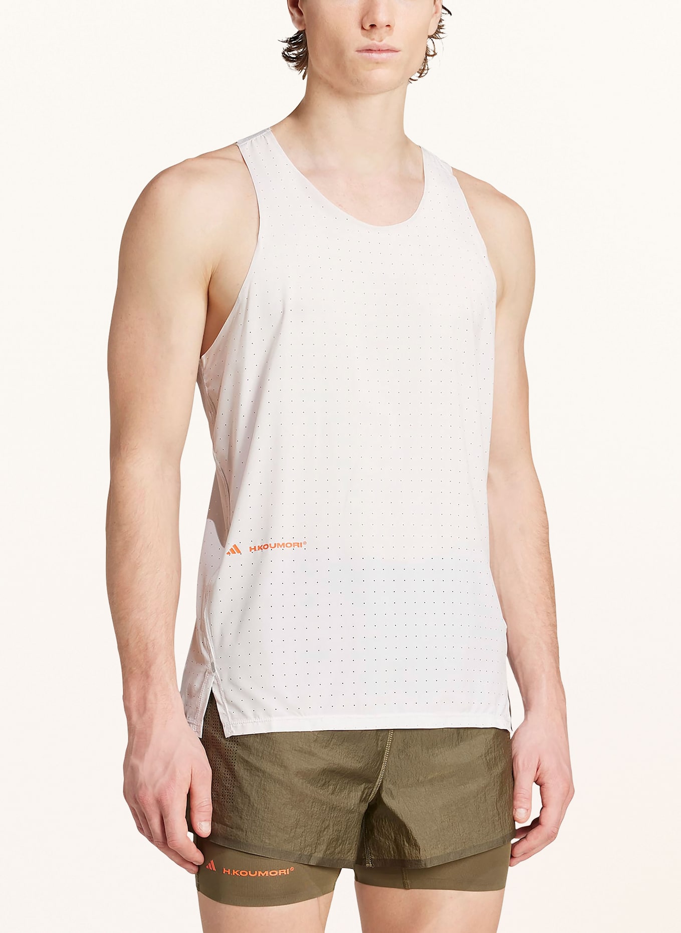 adidas Laufshirt ADI365 HERMANOS KOUMORI: HELLGRAU