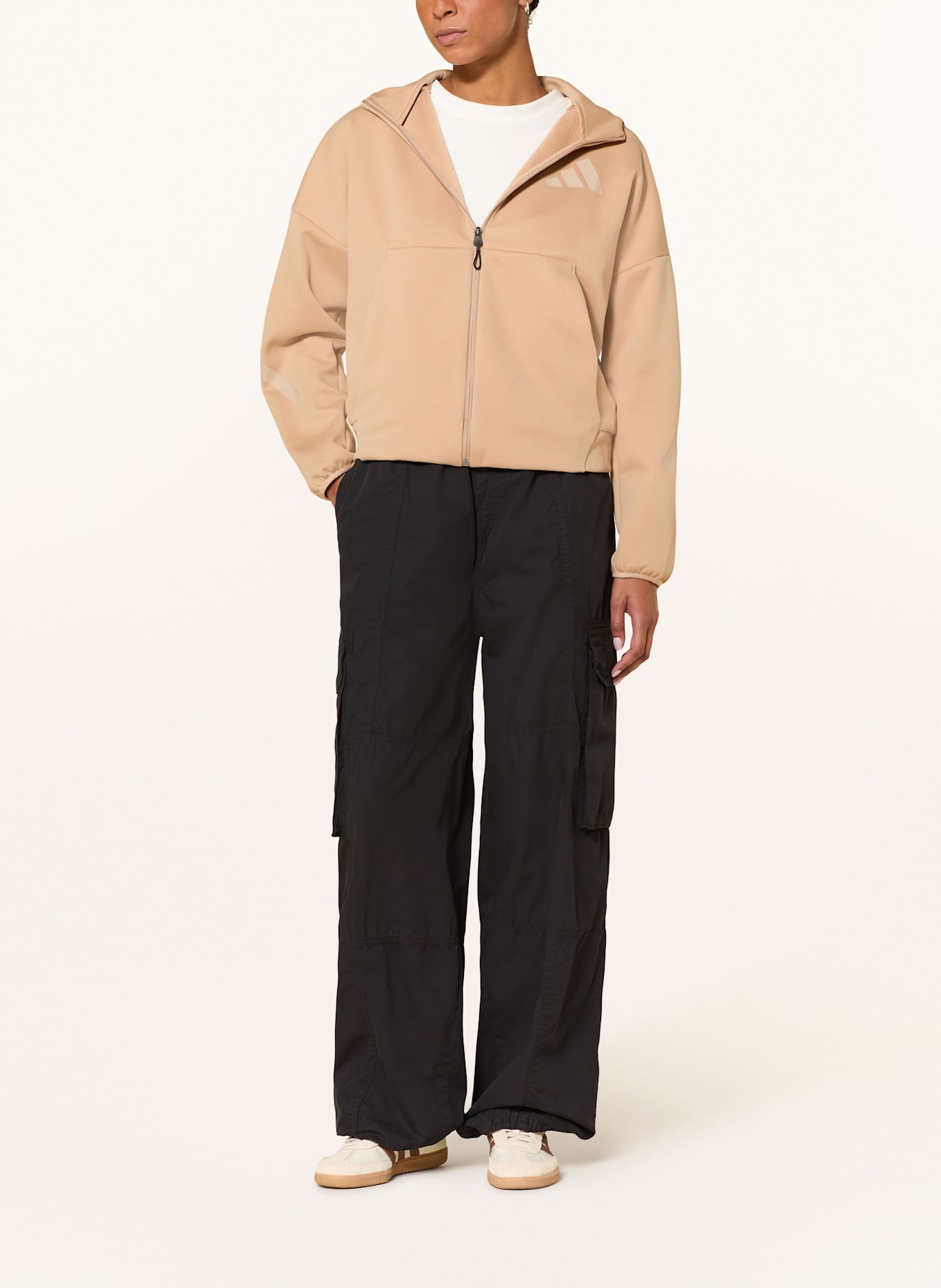 adidas Sweatjacke Z.N.E. FULL ZIP: HELLBRAUN