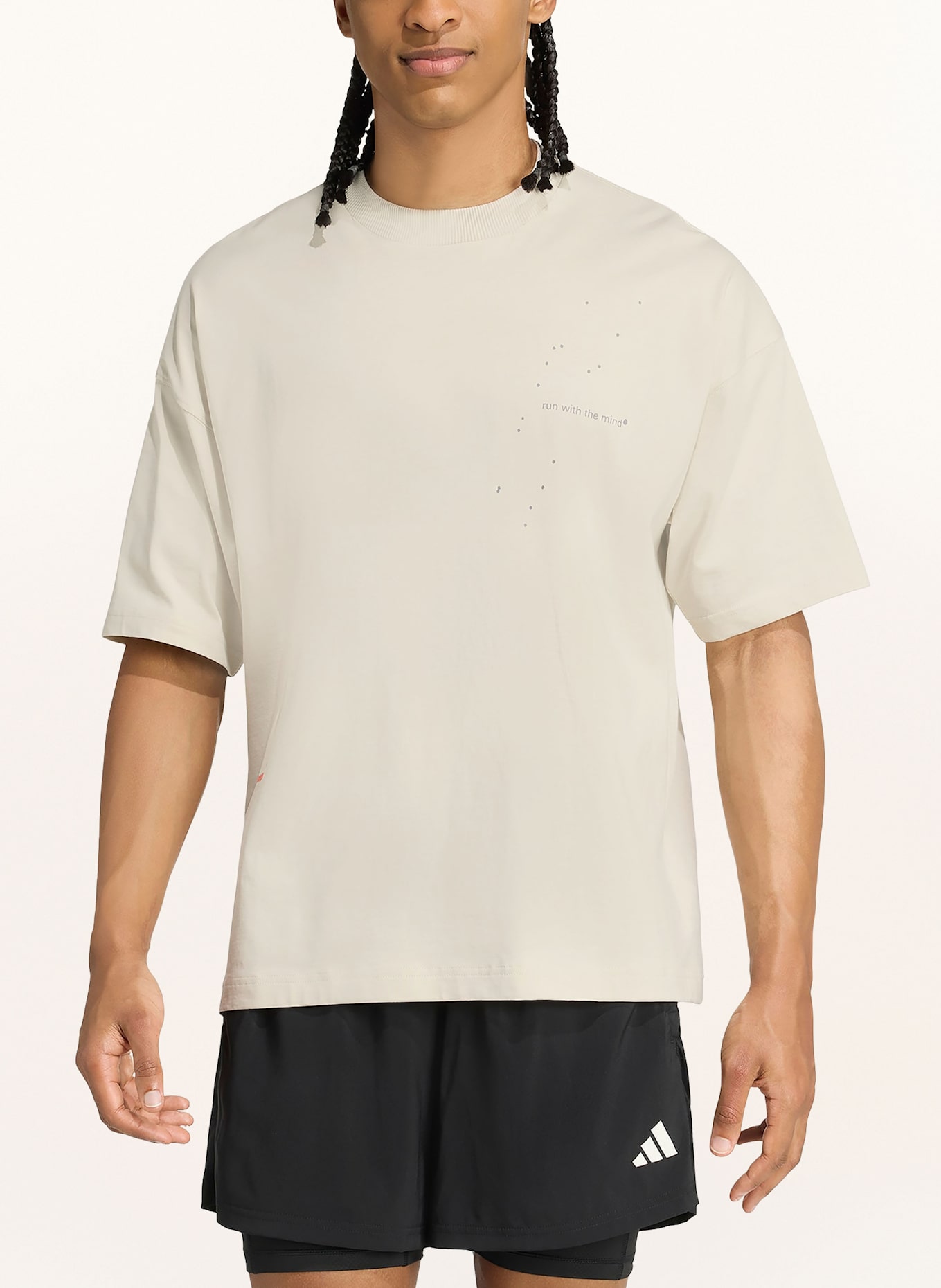 adidas Laufshirt ADI365 HERMANOS KOUMORI RUNNING UNITEFIT: CREME