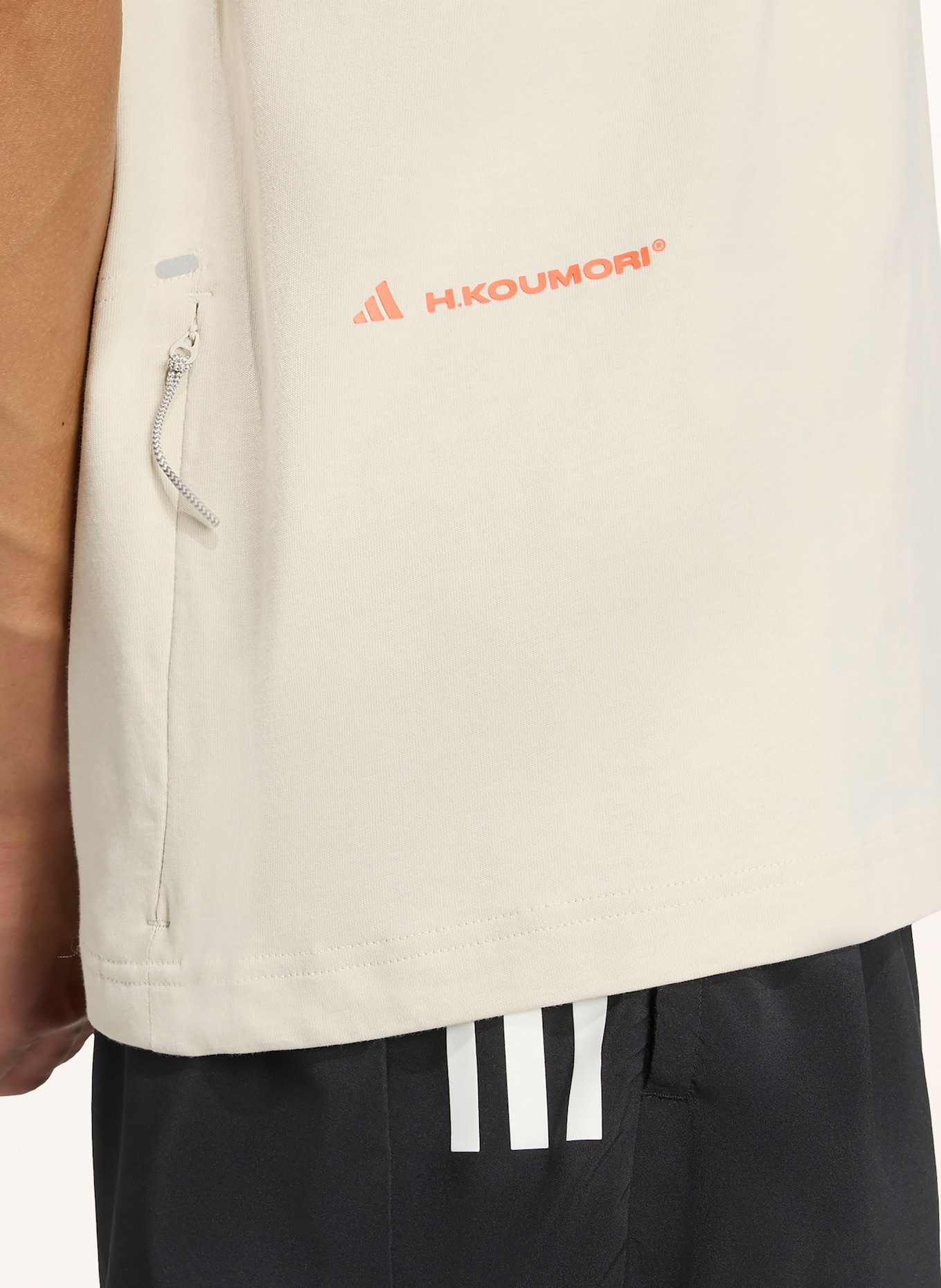 adidas Laufshirt ADI365 HERMANOS KOUMORI RUNNING UNITEFIT: CREME
