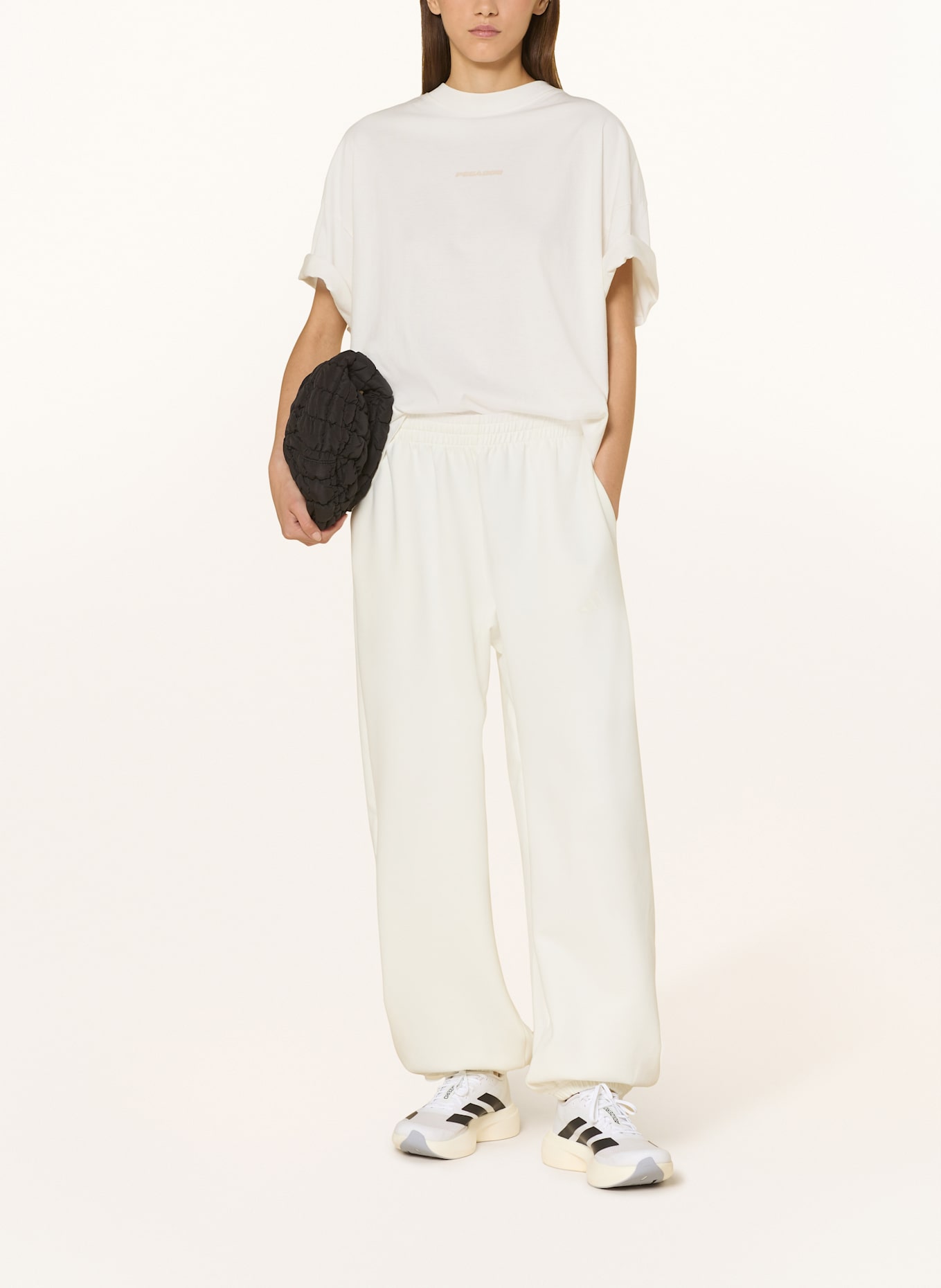adidas Sweatpants SOFT LUX LOOSE: ECRU