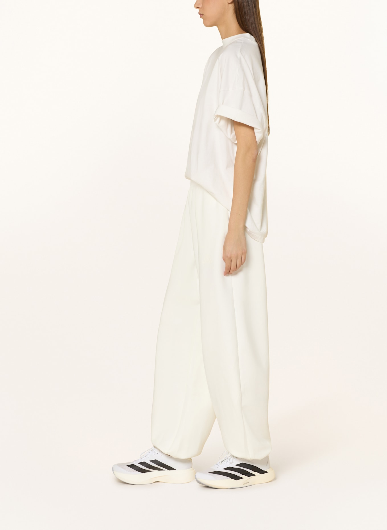 adidas Sweatpants SOFT LUX LOOSE: ECRU